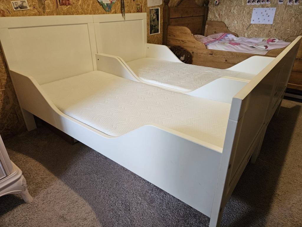 2x Bopita peuterbed 150x70 met matras, Kinderen en Baby's, Kinderkamer | Bedden, Ophalen, Gebruikt, 70 tot 85 cm, Matras