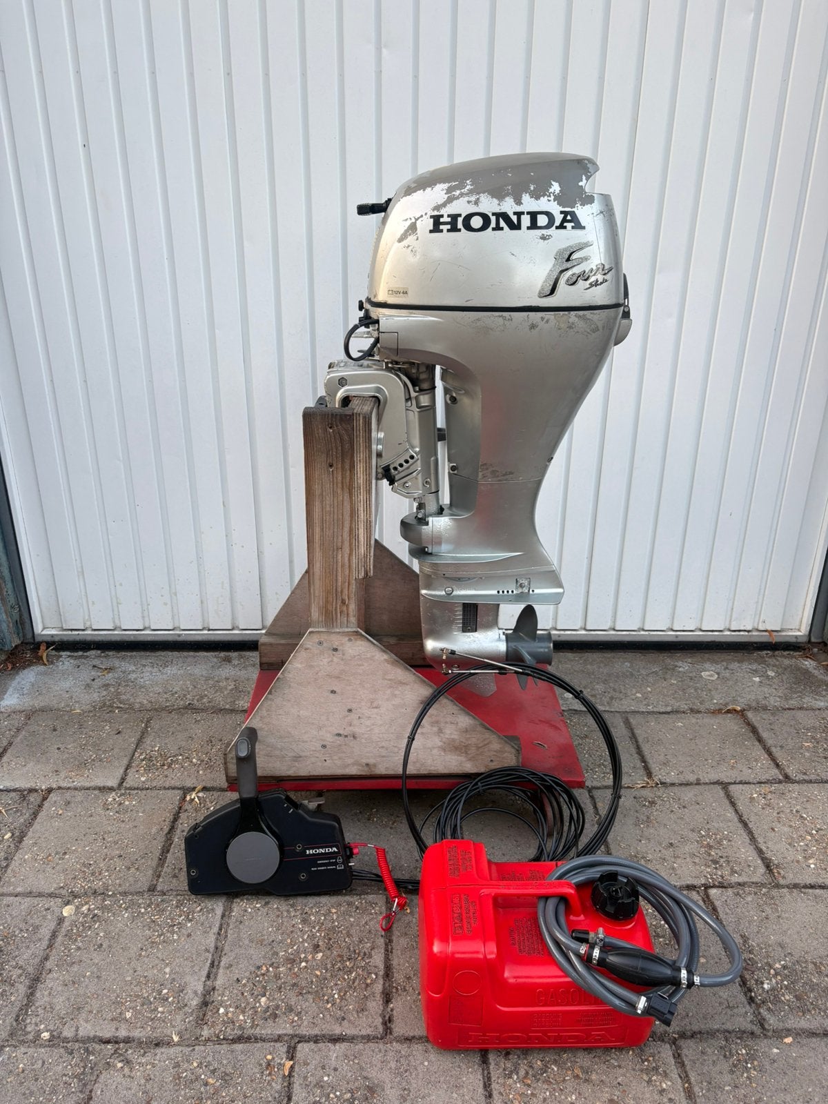 Honda 8 pk 4 takt korstaart buitenboordmotor boot motor., Ophalen, Gebruikt, 5 tot 10 pk, Viertaktmotor