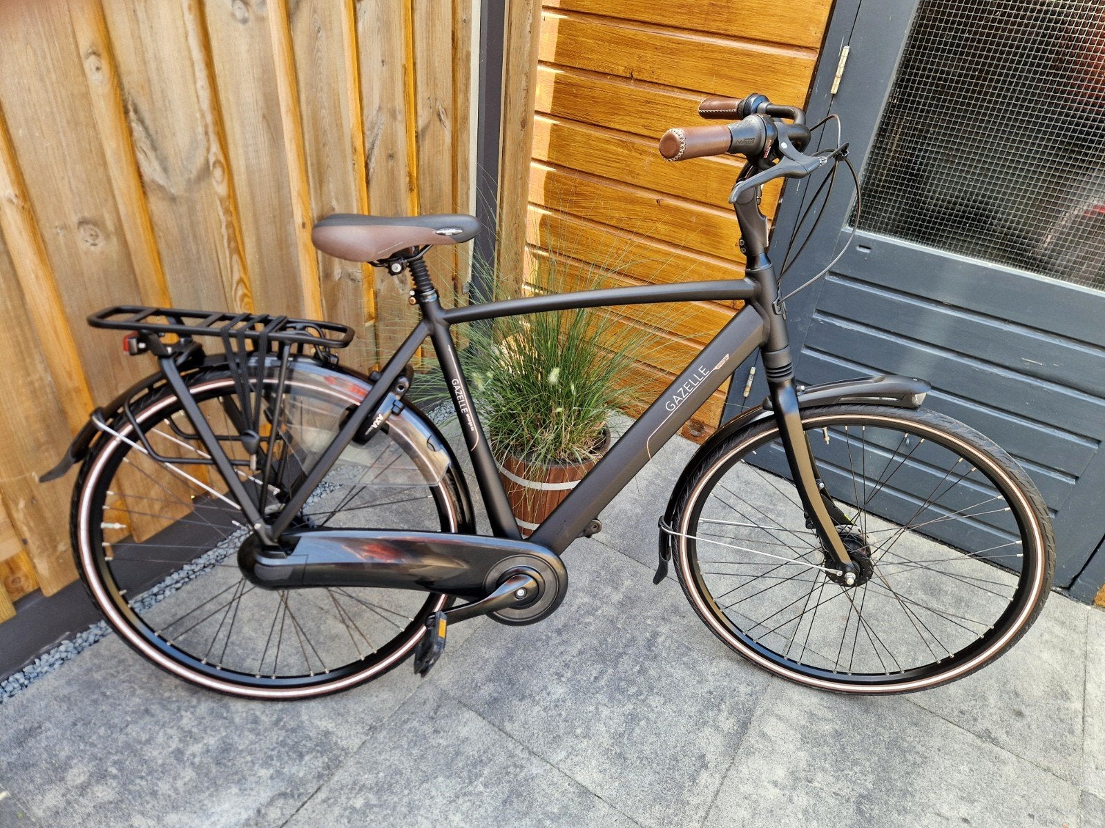 Zeer nette Gazelle Orange C8 H57 herenfiets, Ophalen, Versnellingen, Zo goed als nieuw, 57 tot 61 cm