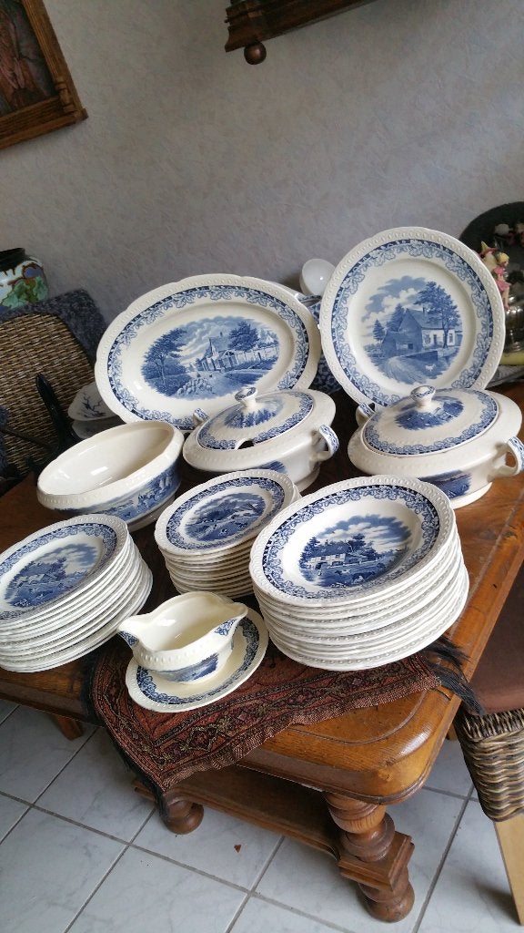 6 persoons societe ceramique boerenhoeve BLAUW, Ophalen