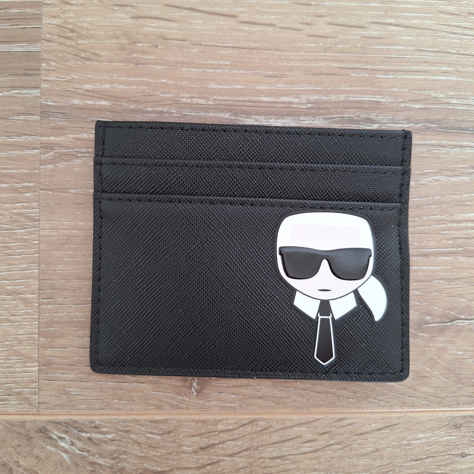 Karl Lagerfeld Pasjeshouder Zwart, Ophalen of Verzenden, Zo goed als nieuw, Zwart, Overige merken