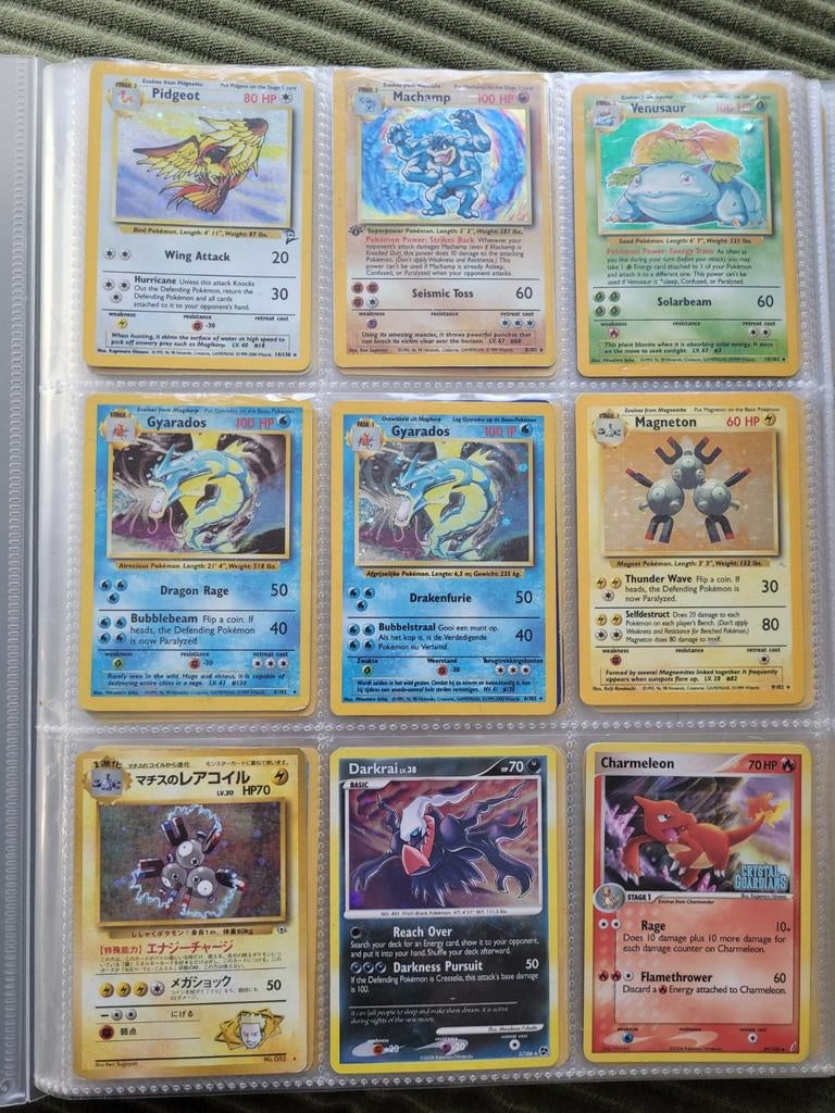 Oude pokemon kaarten verzameling, Hobby en Vrije tijd, Ophalen of Verzenden, Meerdere kaarten