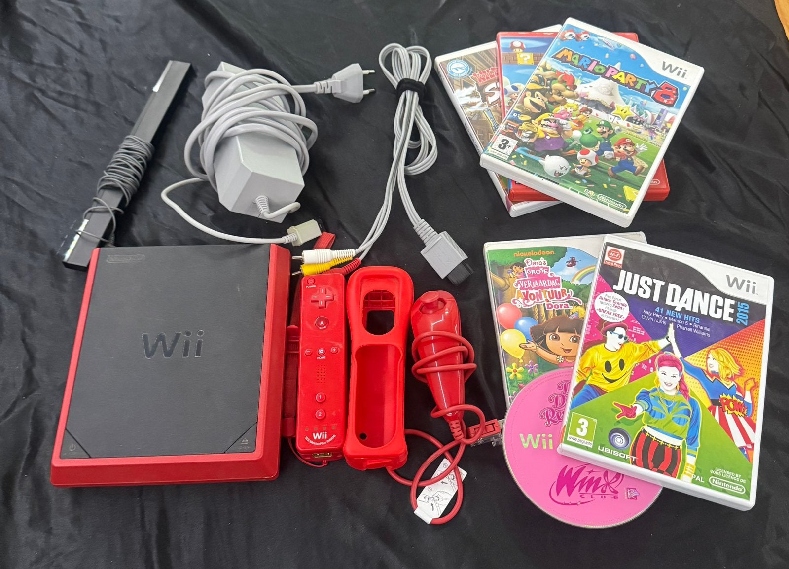 Nintendo Wii inclusief games, Ophalen of Verzenden, Zo goed als nieuw