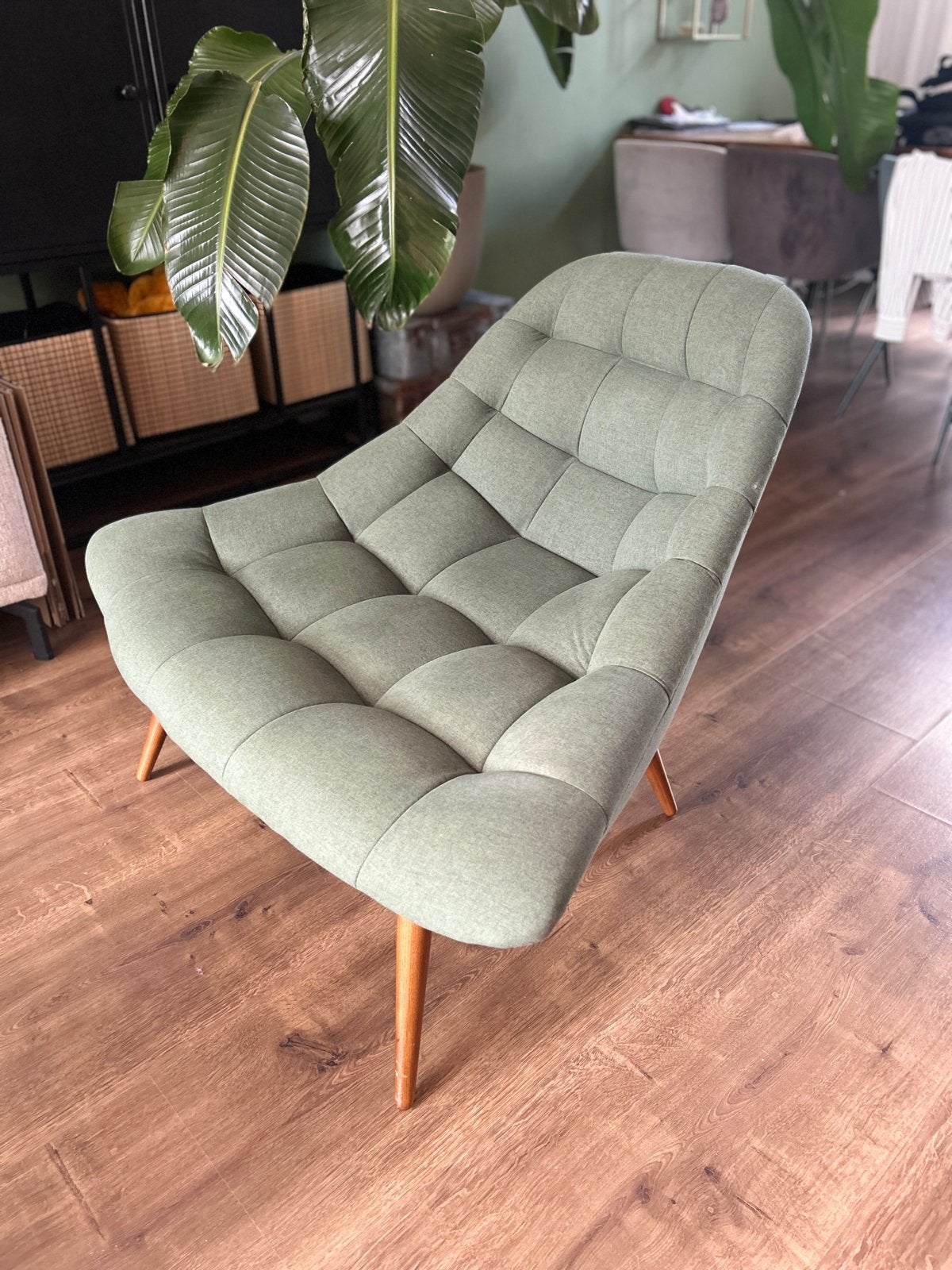 Stijlvolle fauteuil van MADE - Goede staat, Ophalen, Gebruikt, 75 tot 100 cm, 100 tot 125 cm