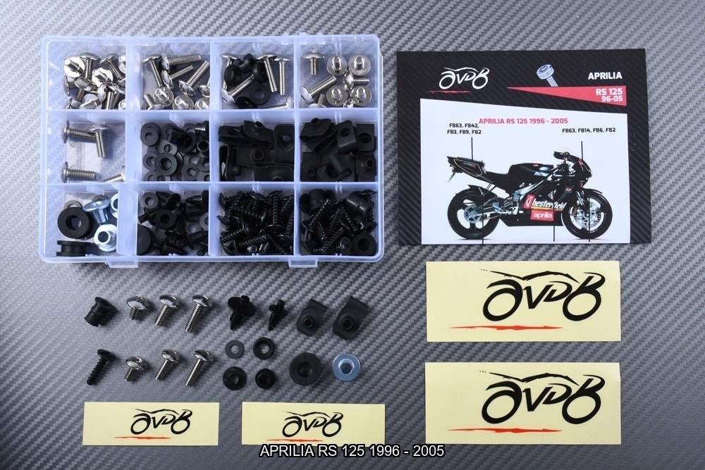 Kuip bouten set voor APRILIA RS 125 / 50 1996 - 2005, Verzenden, Nieuw