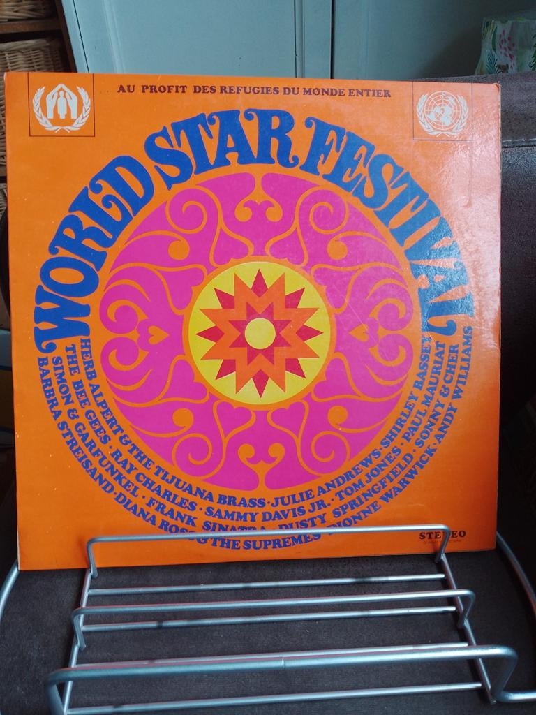 World Star Festival LP - Diverse Artiesten - Benefiet, Ophalen of Verzenden, 1960 - 1969, Gebruikt