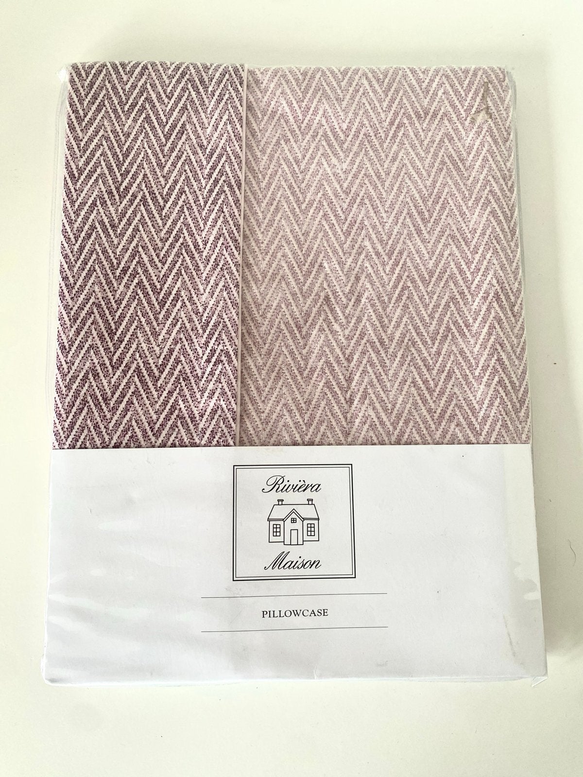 Riviera Maison Kussensloop Gently Pink 60x70 cm, Eenpersoons, Hoeslaken of Sloop, Katoen, Ophalen of Verzenden