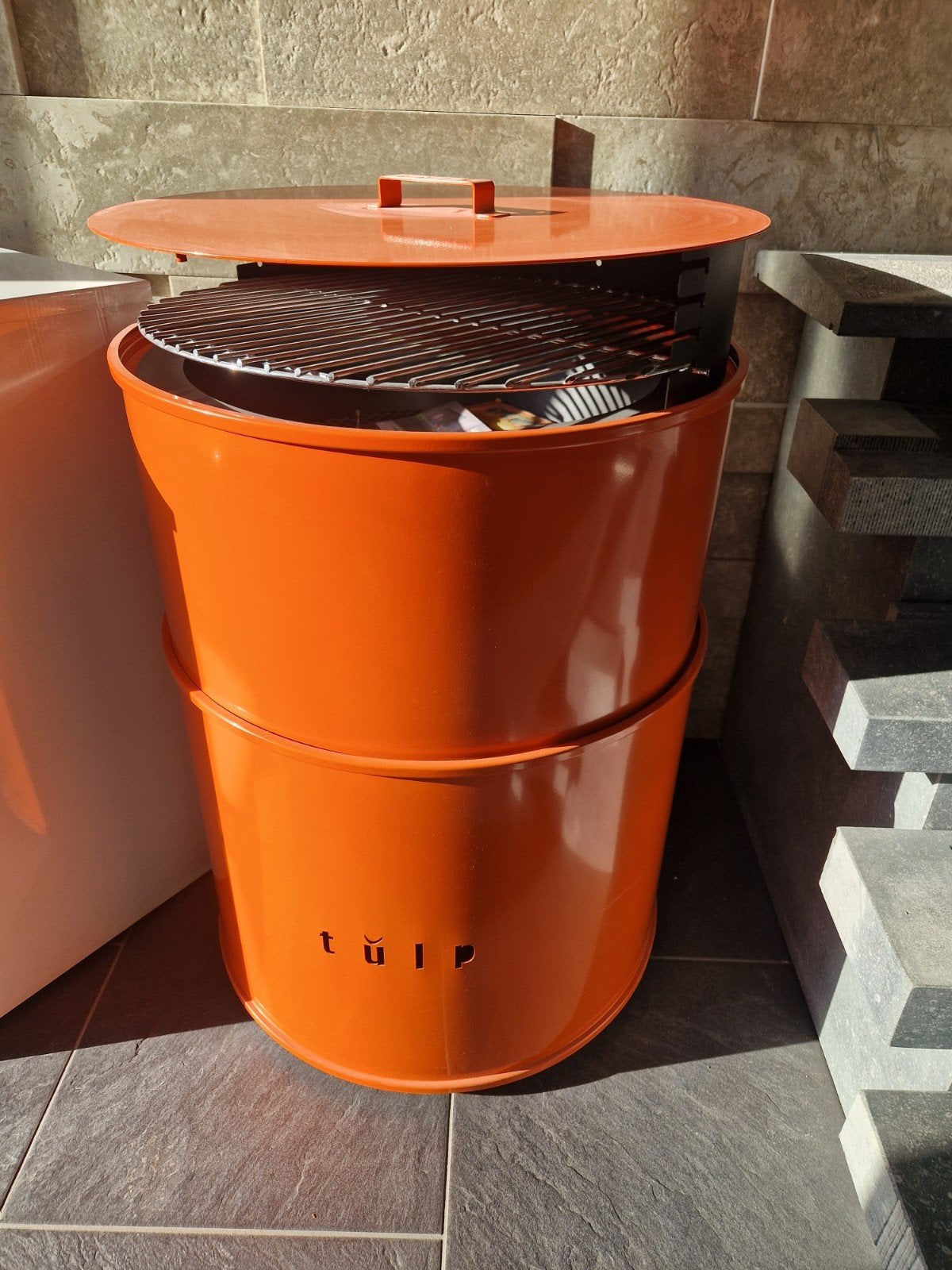 Tulp BBQ / Buitenhaard - Oranje, Ophalen, Nieuw