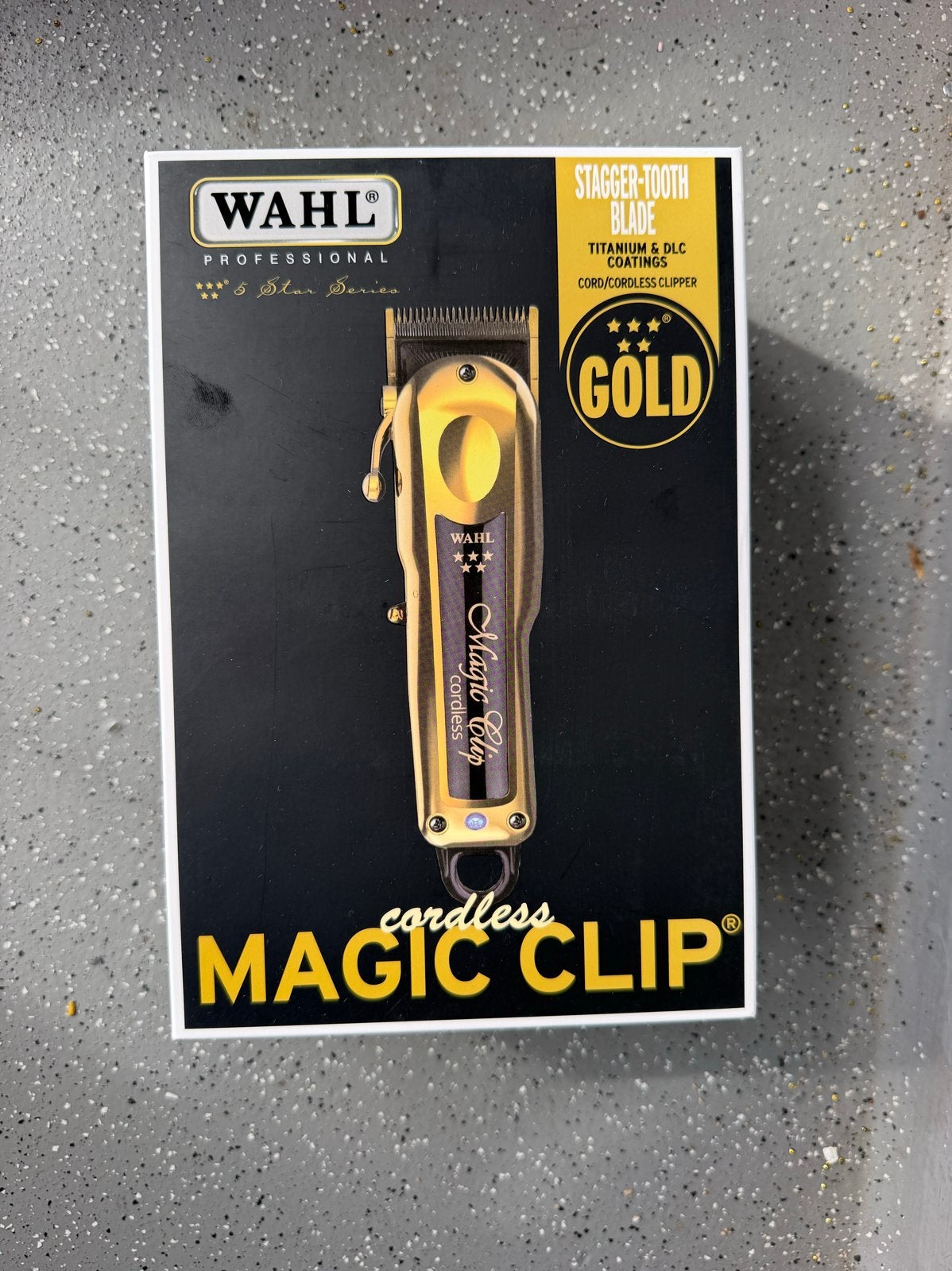Wahl Magic Clip Cordless Gold Tondeuse - Nieuw in doos, Ophalen of Verzenden, Nieuw, Haarverzorging