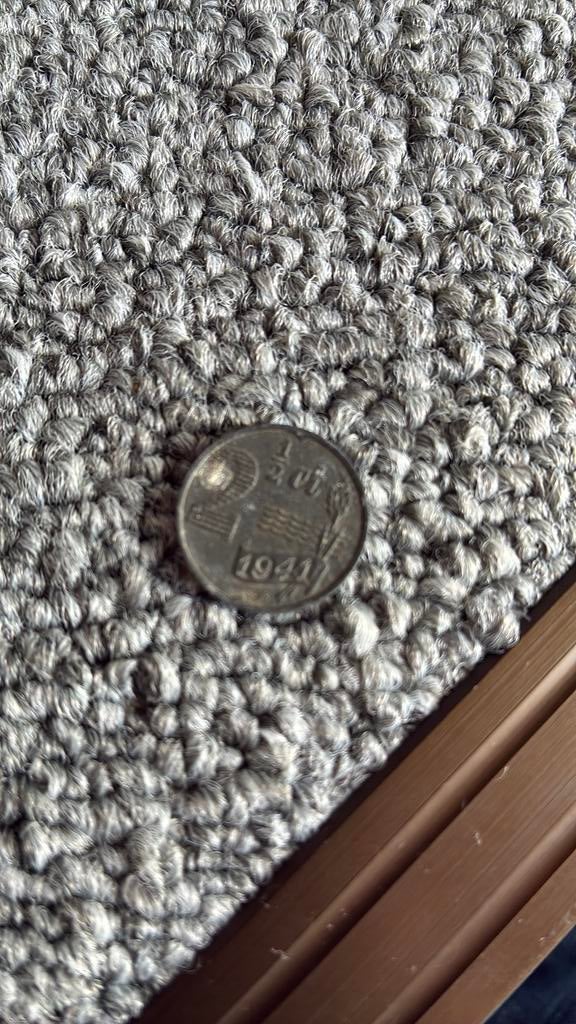 Nederland 2,5 cent 1941 zink, Ophalen of Verzenden, Koningin Wilhelmina