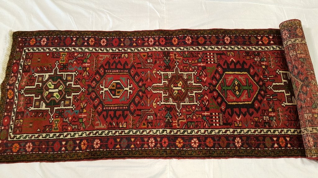 Perzisch tapijt Karaja Loper 224x65/Vloerkleed/Oosters Kelim