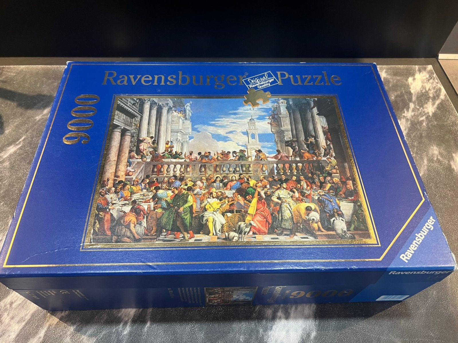 Ravensburger puzzel 9000 stukjes Bruiloft in Kana, Ophalen of Verzenden, Minder dan 500 stukjes, Zo goed als nieuw