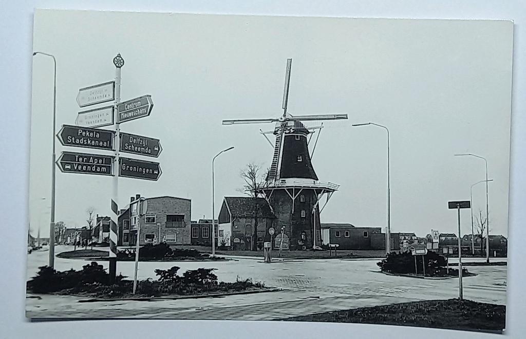 Winschoten ( Gr. ) Molen De Berg, Verzamelen, Ansichtkaarten | Nederland, Verzenden, 1960 tot 1980, Ongelopen, Groningen