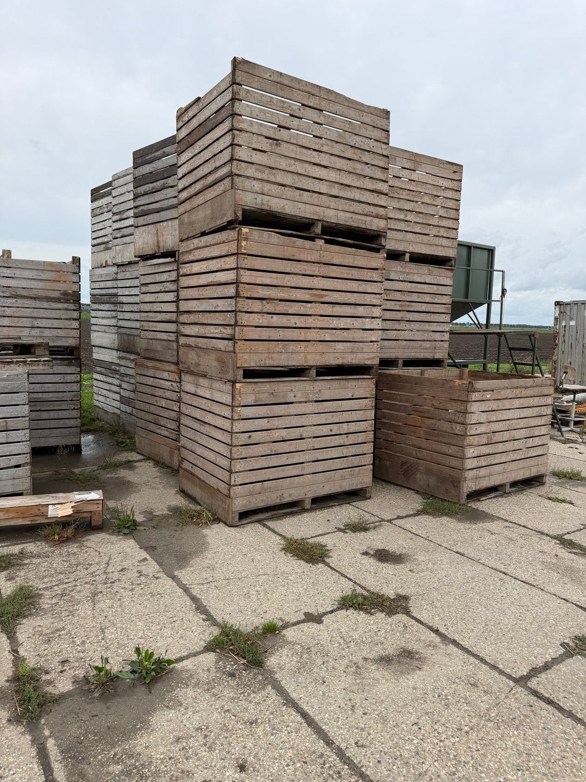 Grote partij houten kuubs kisten/kratten voor opslag, Gebruikt, 100 cm of meer, 60 cm of meer, Ophalen of Verzenden