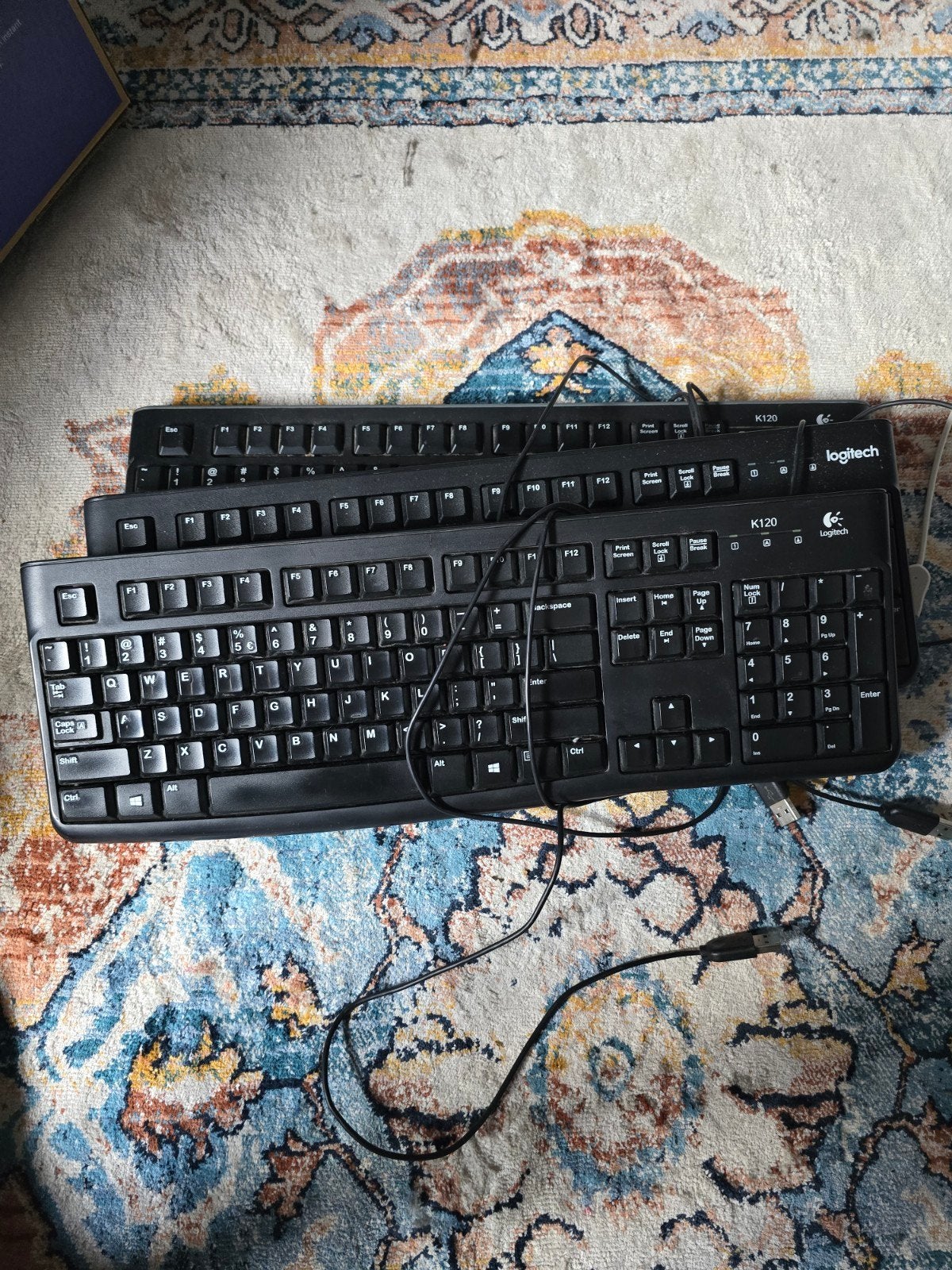 Logitech K120 Toetsenborden - 3 stuks, Computers en Software, Logitech, Ophalen of Verzenden, Qwerty, Bedraad