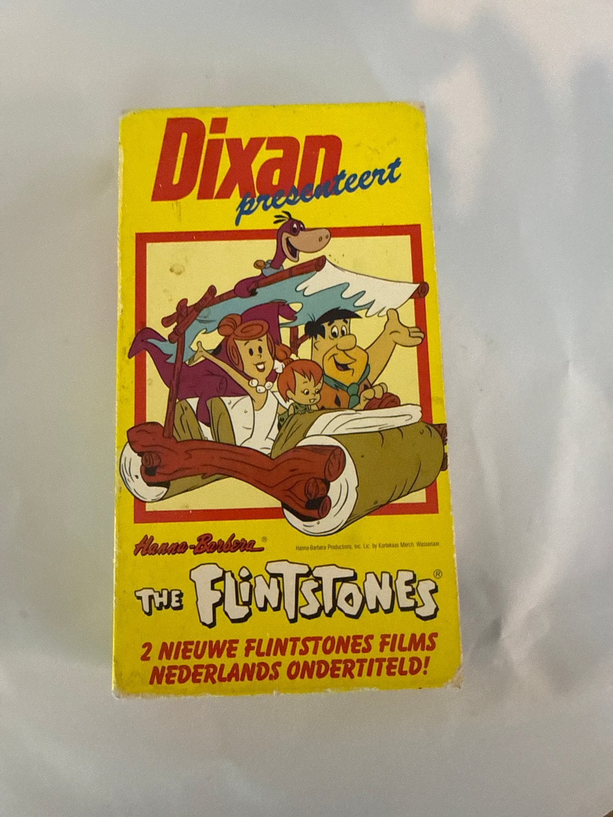 The Flintstones VHS - 2 Films Nederlands Ondertiteld, Cd's en Dvd's, Gebruikt, Tekenfilm, Ophalen of Verzenden, Alle leeftijden