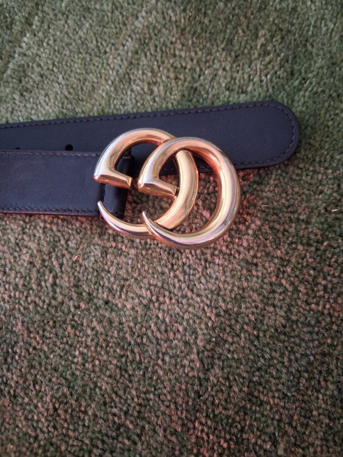 Gucci riem met iconische GG-gesp, 80 tot 90 cm, 3 tot 5 cm, Heupriem, Ophalen of Verzenden
