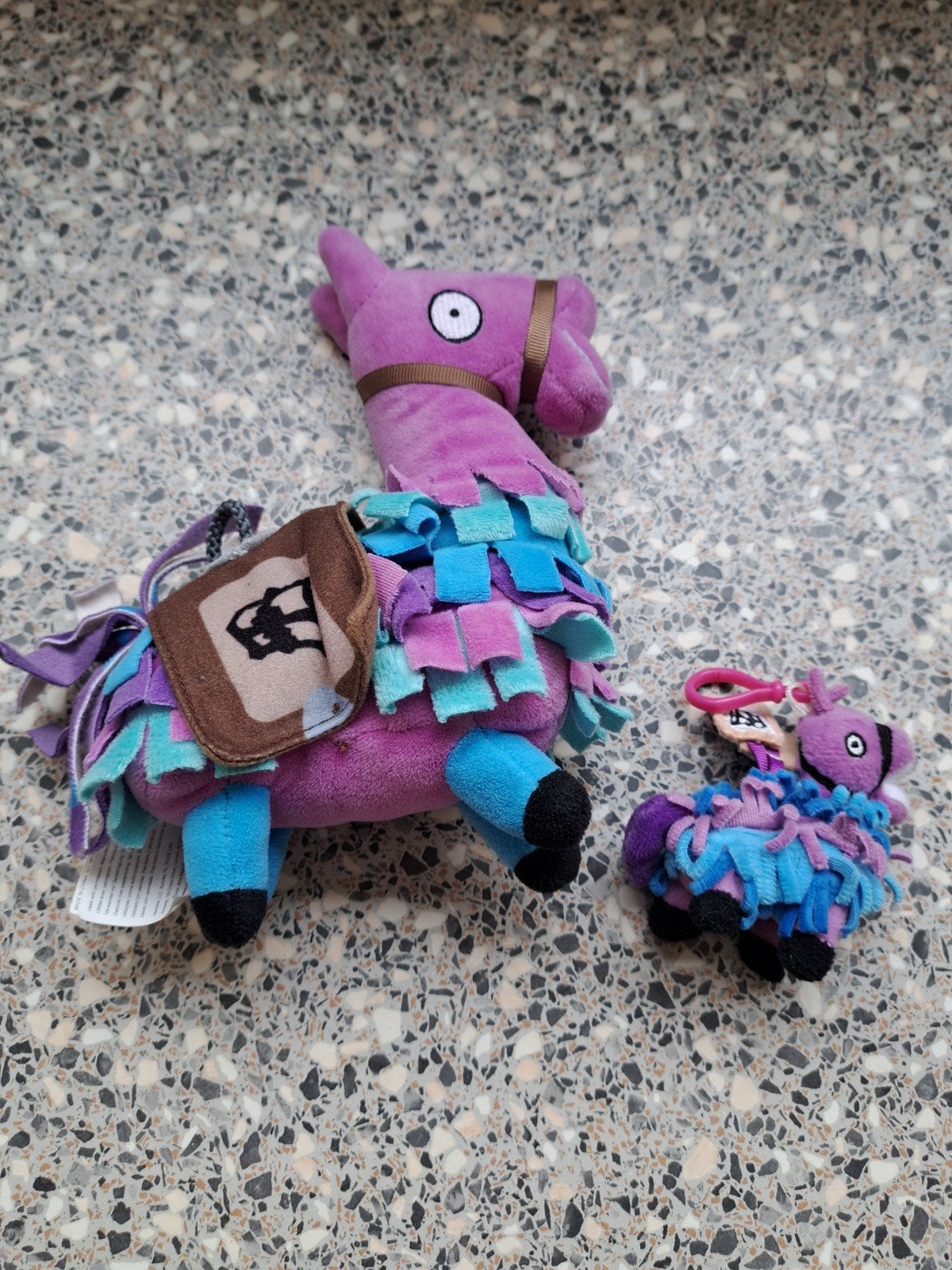 Fortnite lama, knuffel en sleutelhanger, Ophalen of Verzenden, Zo goed als nieuw, Overige typen
