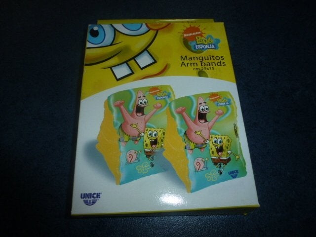 NIEUW SPONGEBOB EN PARTICK zwemarmbandjes 15 tot 30 kilo, Ophalen of Verzenden, Nieuw