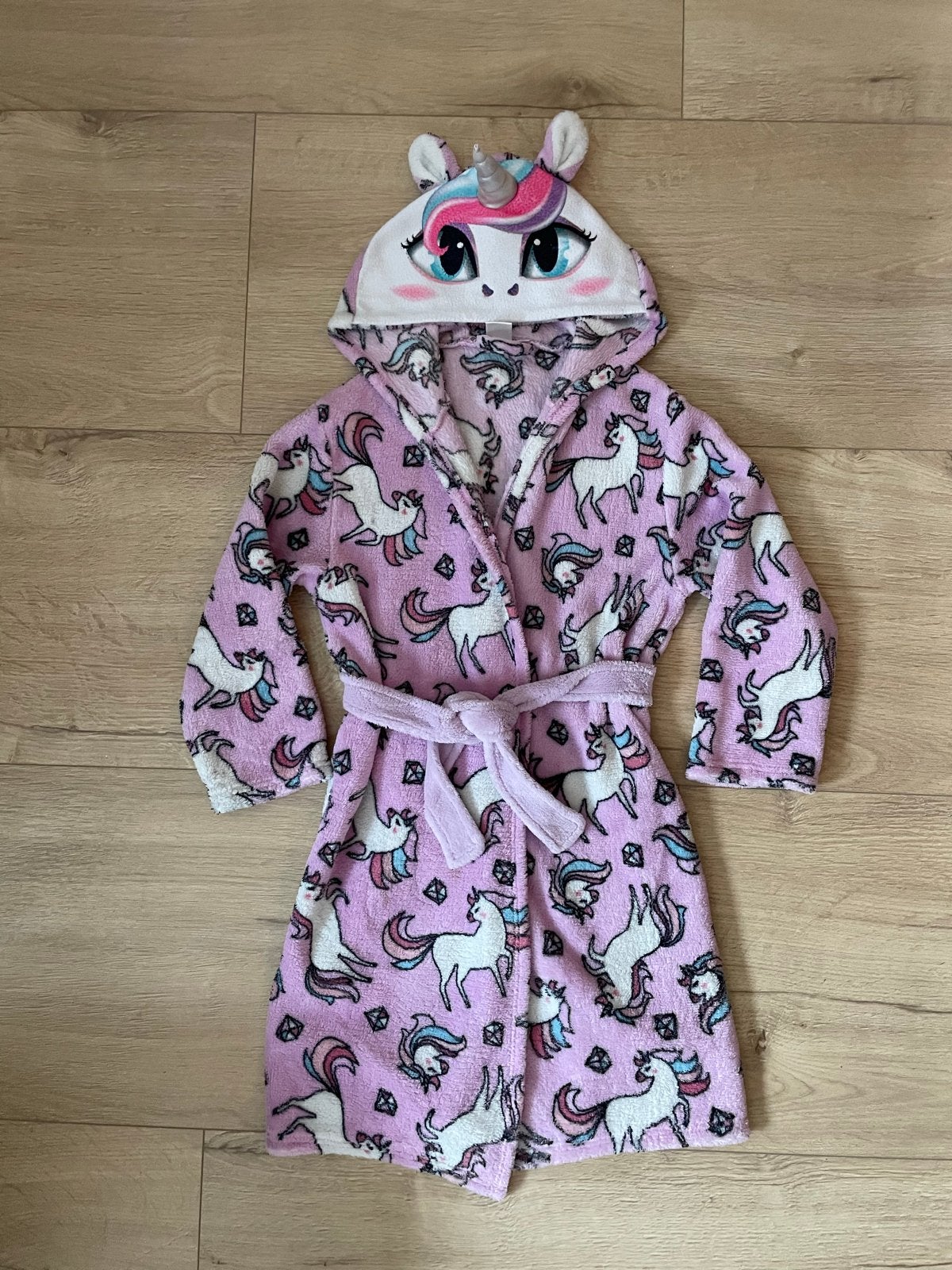 Eenhoorn Badjas Maat 122/128, Ophalen of Verzenden, Gebruikt, Meisje, Nacht- of Onderkleding