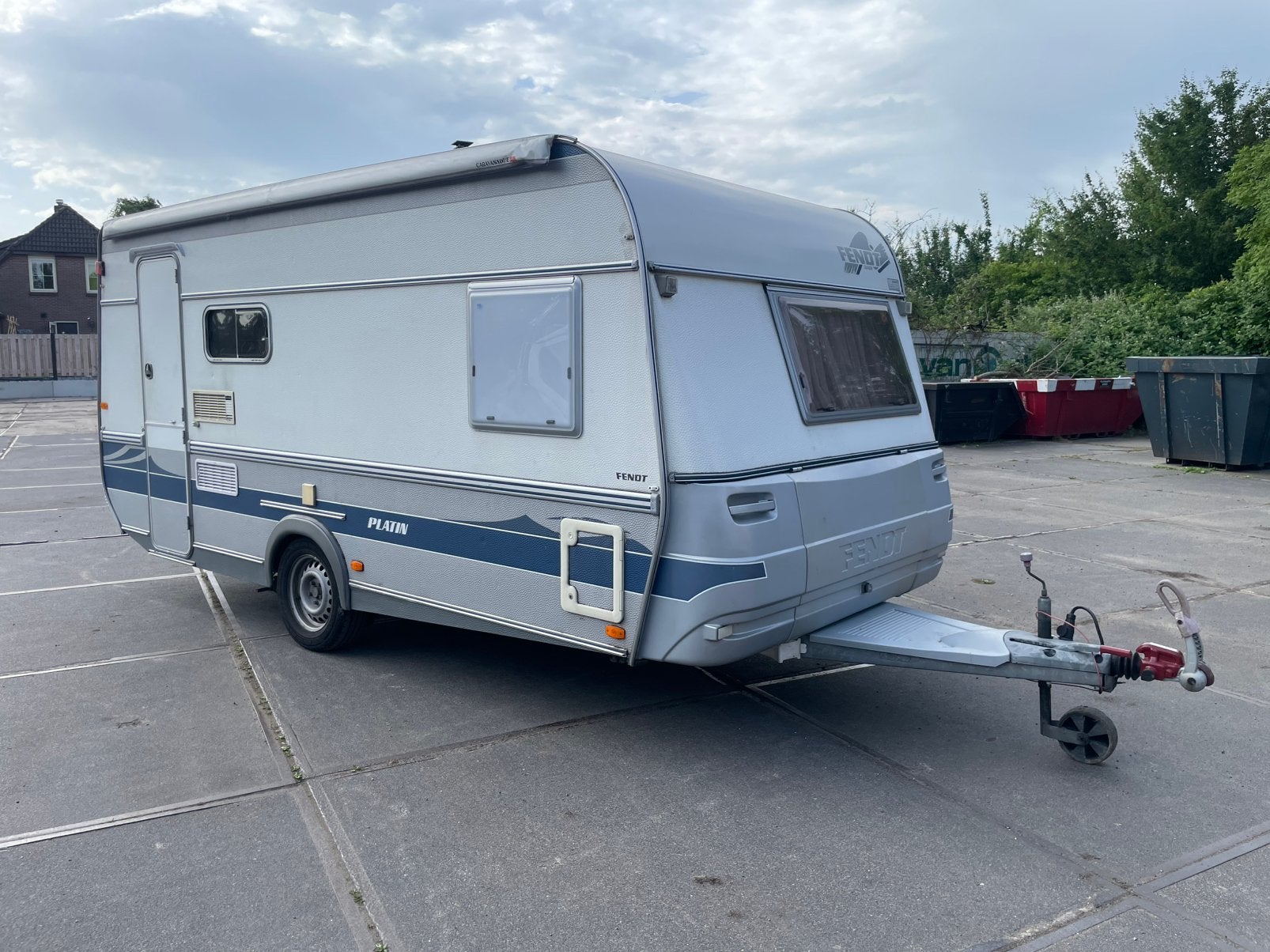 Degelijke Fendt Platin 470 TF voortent luifel mover stalling, Caravans en Kamperen, Standaardzit, Schokbreker, Frans bed, Particulier