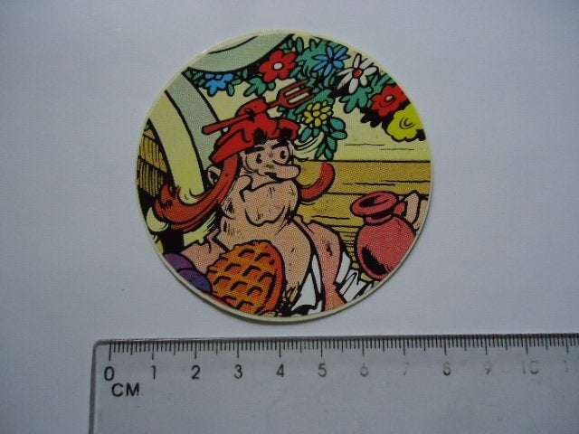 sticker 1973 SUSKE & WISKE strip vintage retro Vandersteen, Verzamelen, Ophalen of Verzenden, Zo goed als nieuw