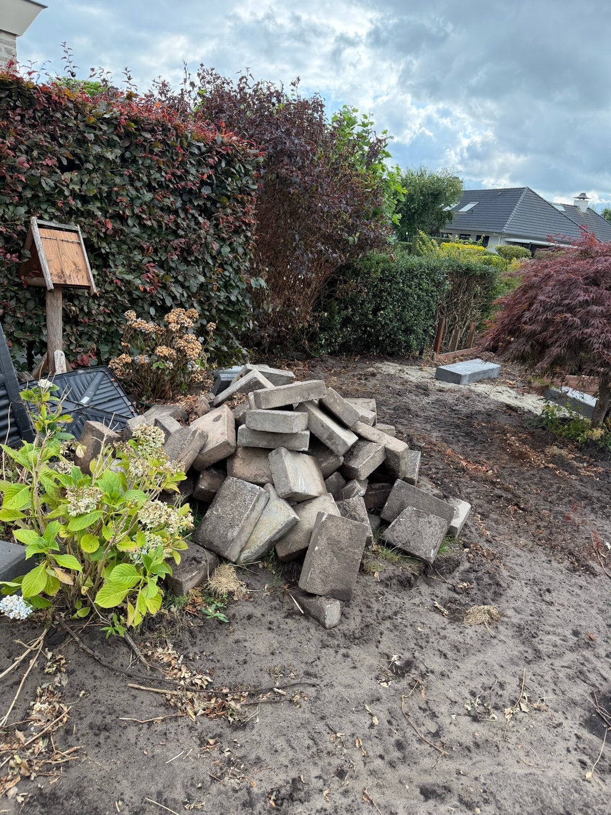 Gebruikte terrastegels - diverse maten, Ophalen, Gebruikt, 10 m² of meer, Beton