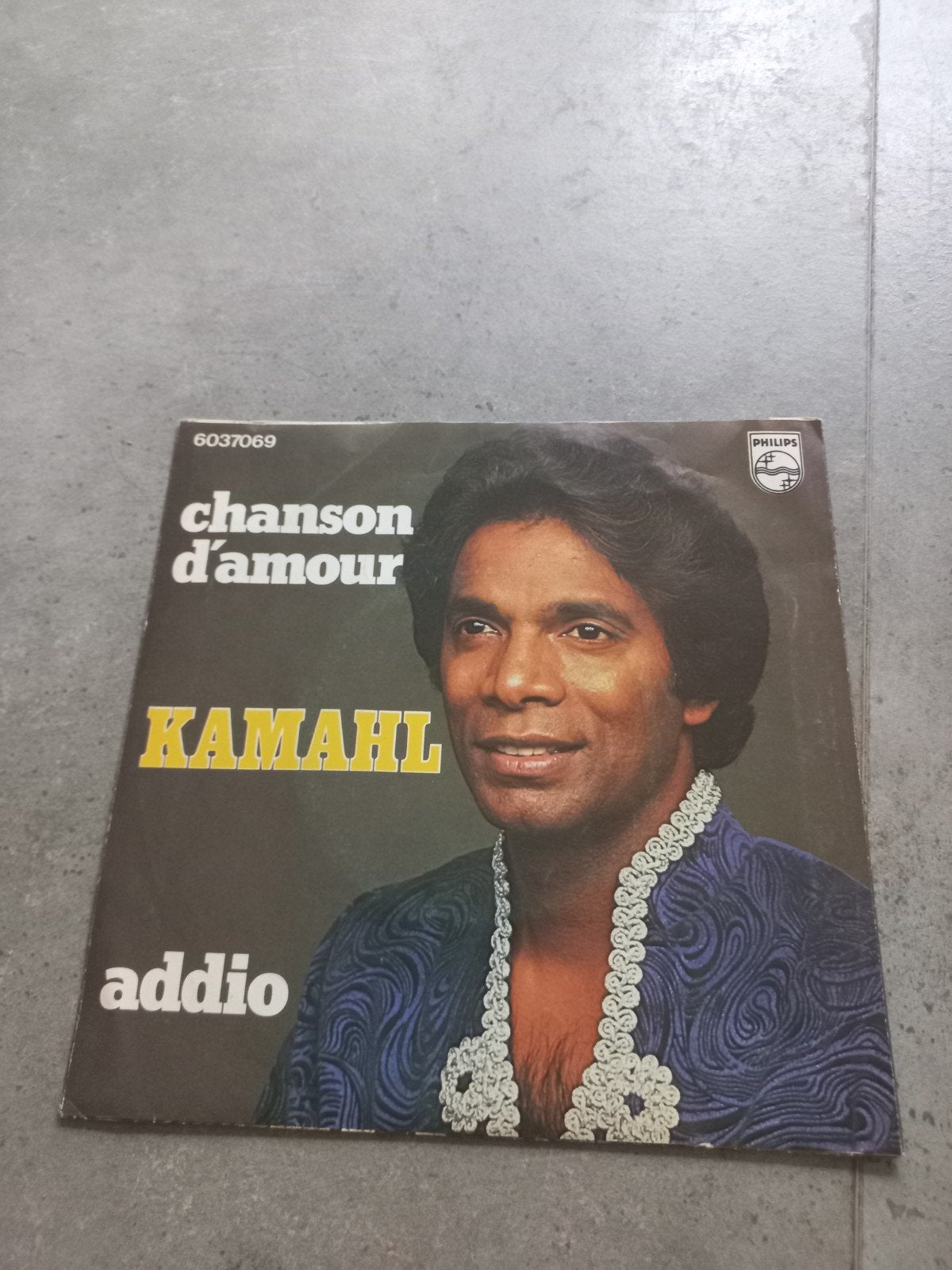 Kamahl - Chanson d'amour / Addio (Vinyl Single), Ophalen of Verzenden, Gebruikt, 7 inch, Pop