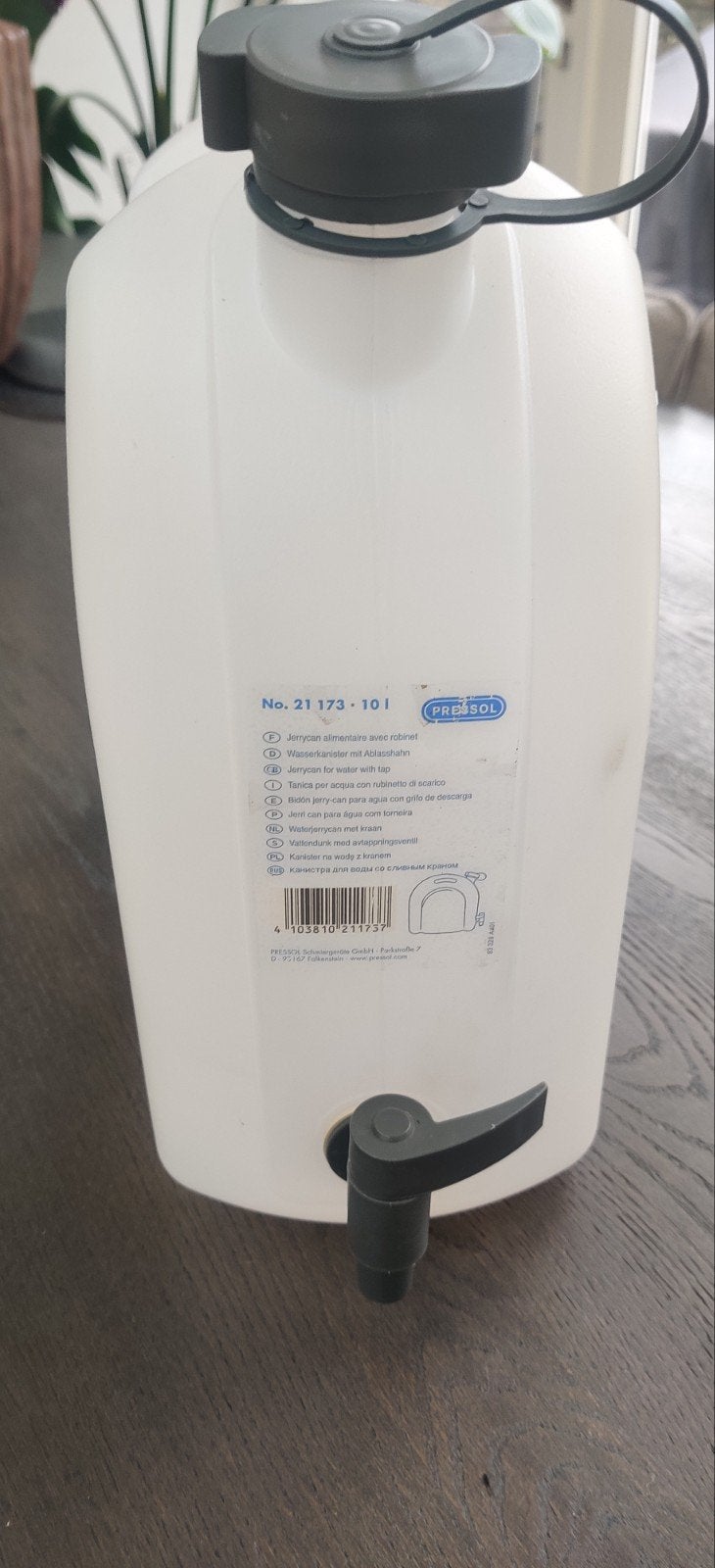 Pressol Water Jerrycan met Kraan - 10 Liter, Ophalen of Verzenden, Gebruikt