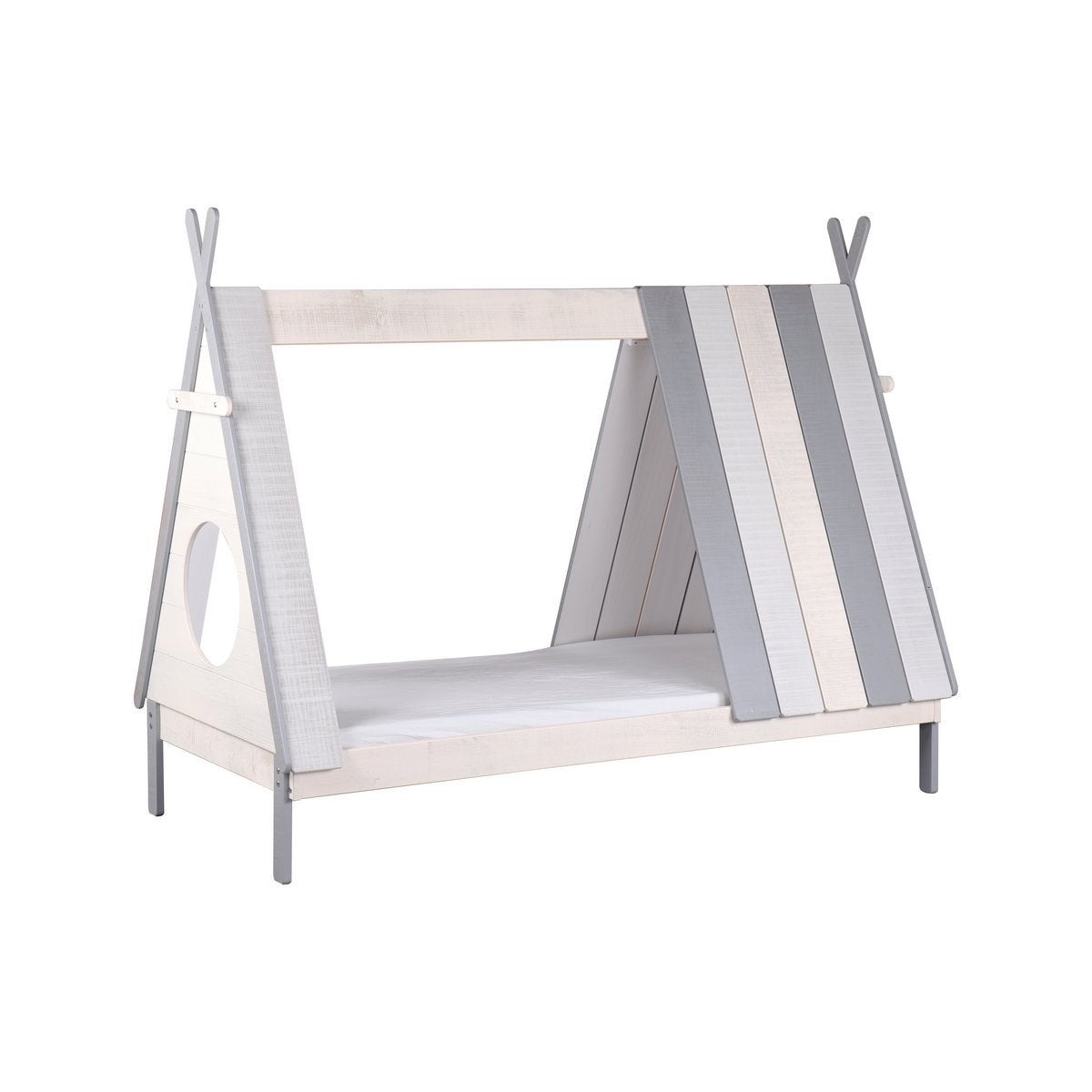 tipi bed, Ophalen, 85 tot 100 cm, Zo goed als nieuw, Lattenbodem