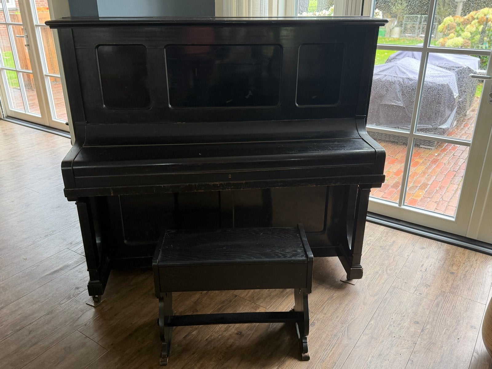 Künzel Söhne Piano - Zwart, inclusief kruk, Ophalen, Gebruikt, Zwart, Piano