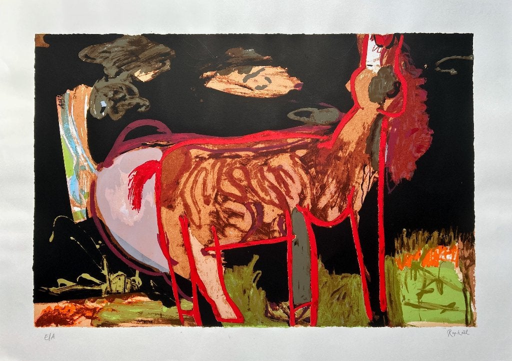 Zeefdruk Raphaël Hermans    ZOMEROPRUIMING, Antiek en Kunst, Kunst | Litho's en Zeefdrukken, Origineel, Ophalen of Verzenden, Zeefdruk