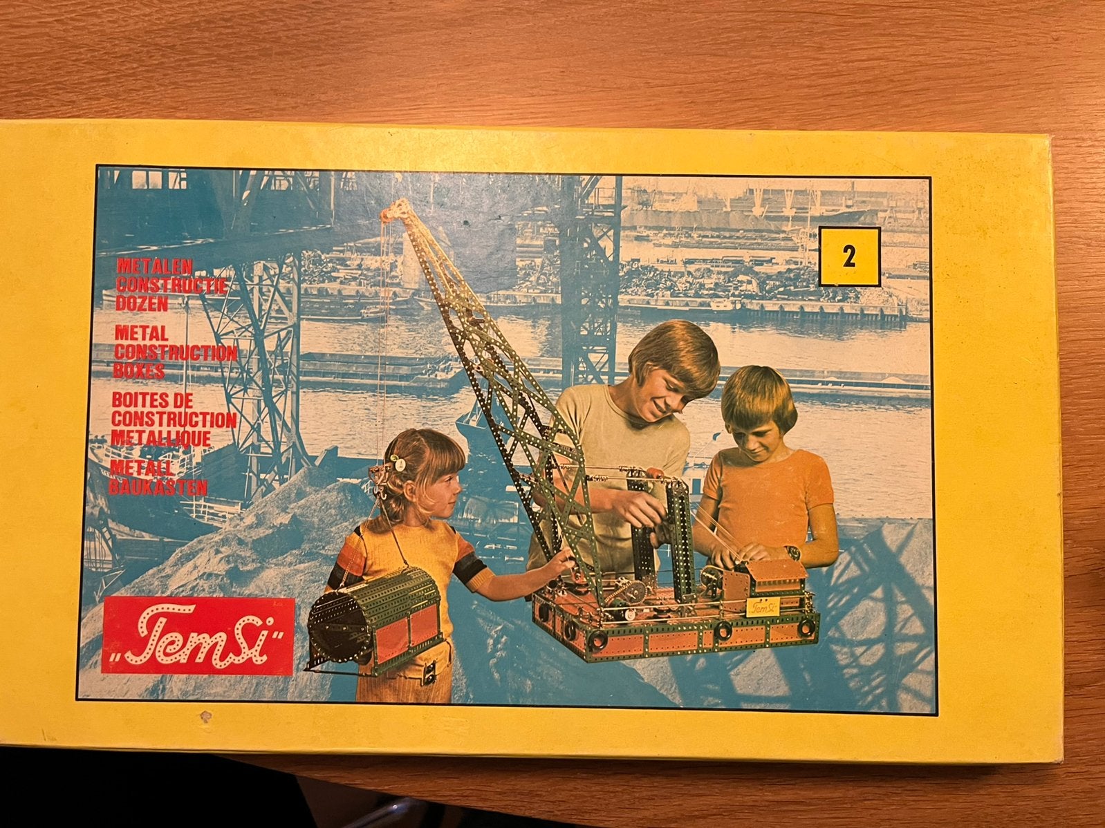 Temsi / mecanno bouwdozen, motor en kettingdoos, Ophalen of Verzenden, Gebruikt, Jongen of Meisje