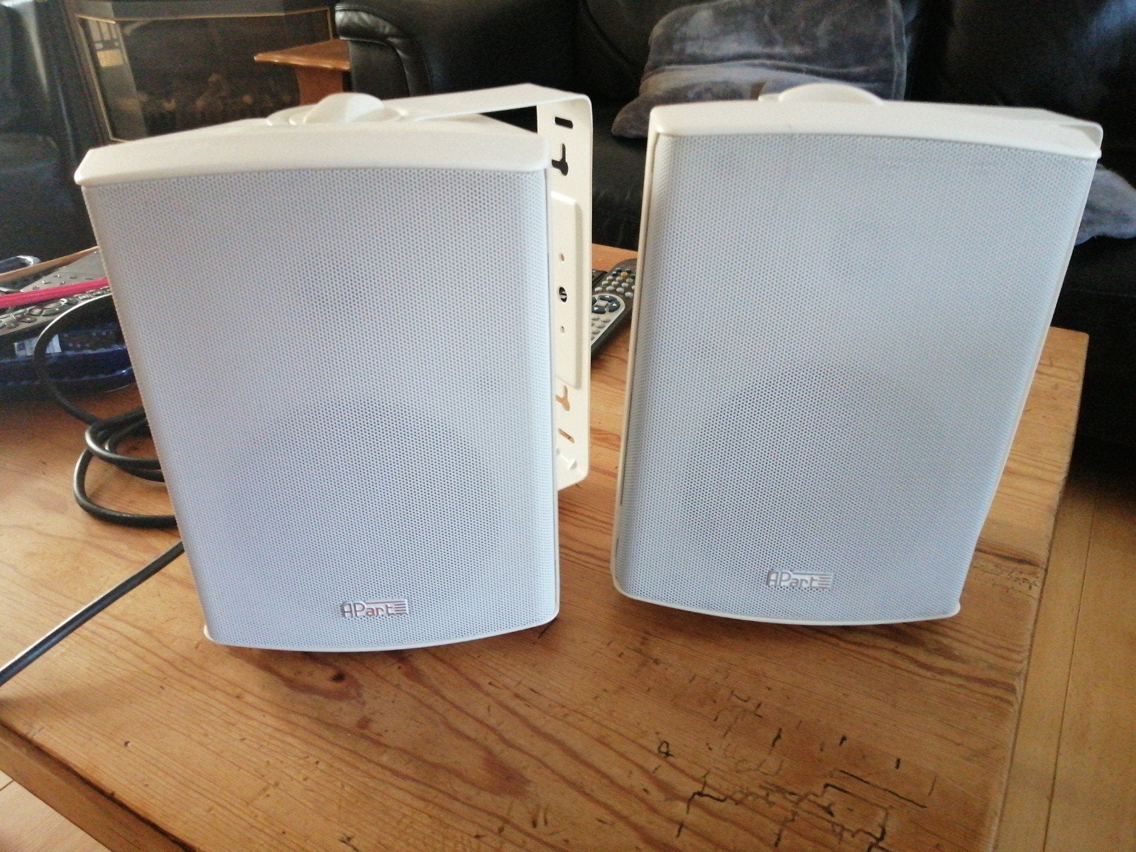 Apart SDQ5P actieve luidsprekers - Wit (set van 2), Stereo speakers, Gebruikt, Ophalen of Verzenden, Basreflex