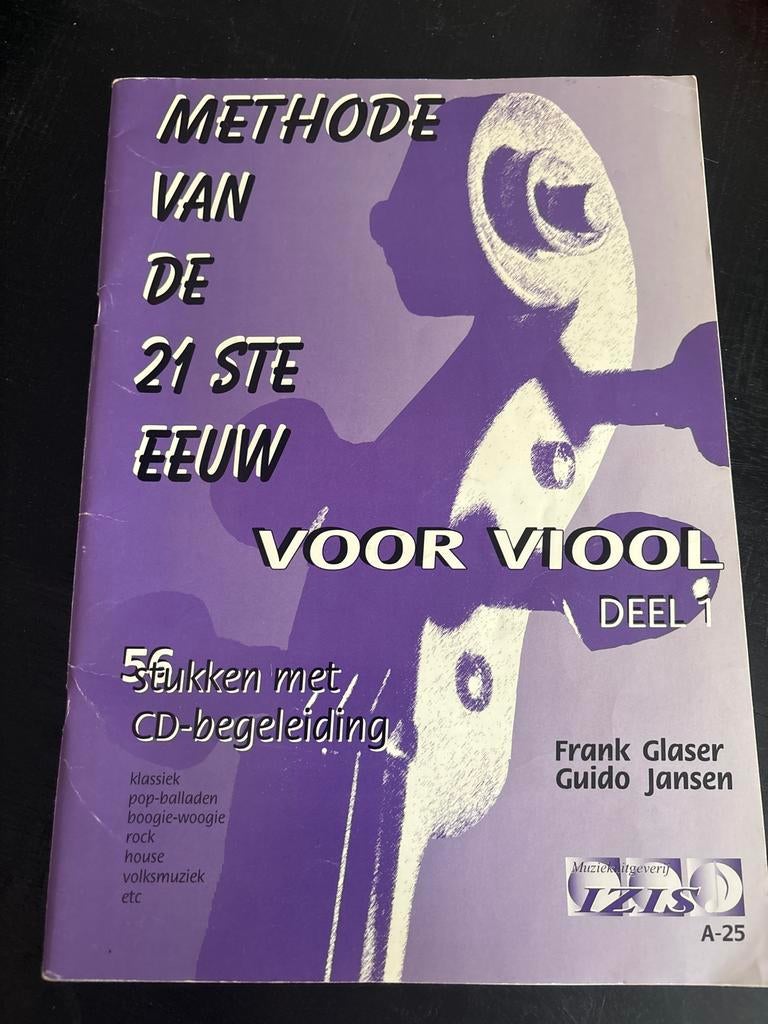 Te koop muziek viool Methode van de 21e Eeuw Deel 1 met CD, Gebruikt, Overige genres, Les of Cursus, Ophalen of Verzenden