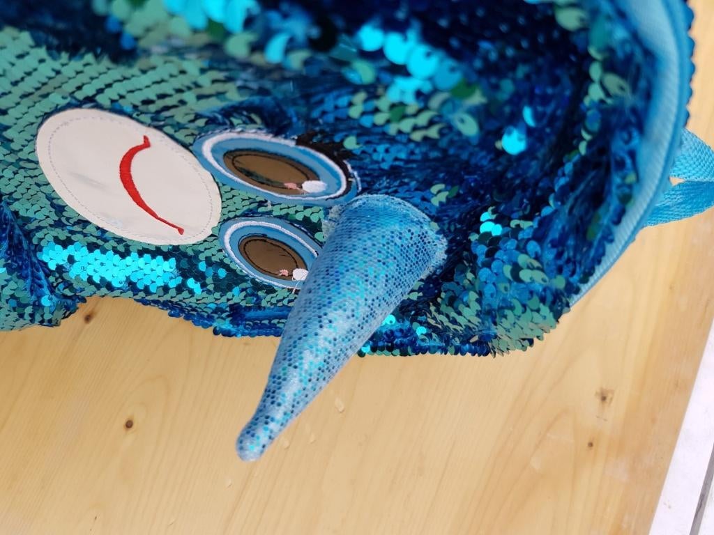 Blauwe rugtas unicorn tas, Ophalen of Verzenden, Overige merken