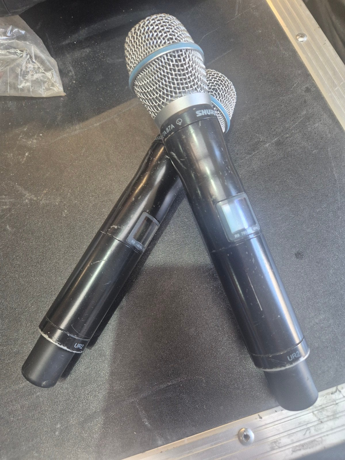 Shure Beta 87A Draadloze Microfoons (Set van 2), Muziek en Instrumenten, Microfoons, Ophalen of Verzenden, Gebruikt, Zangmicrofoon