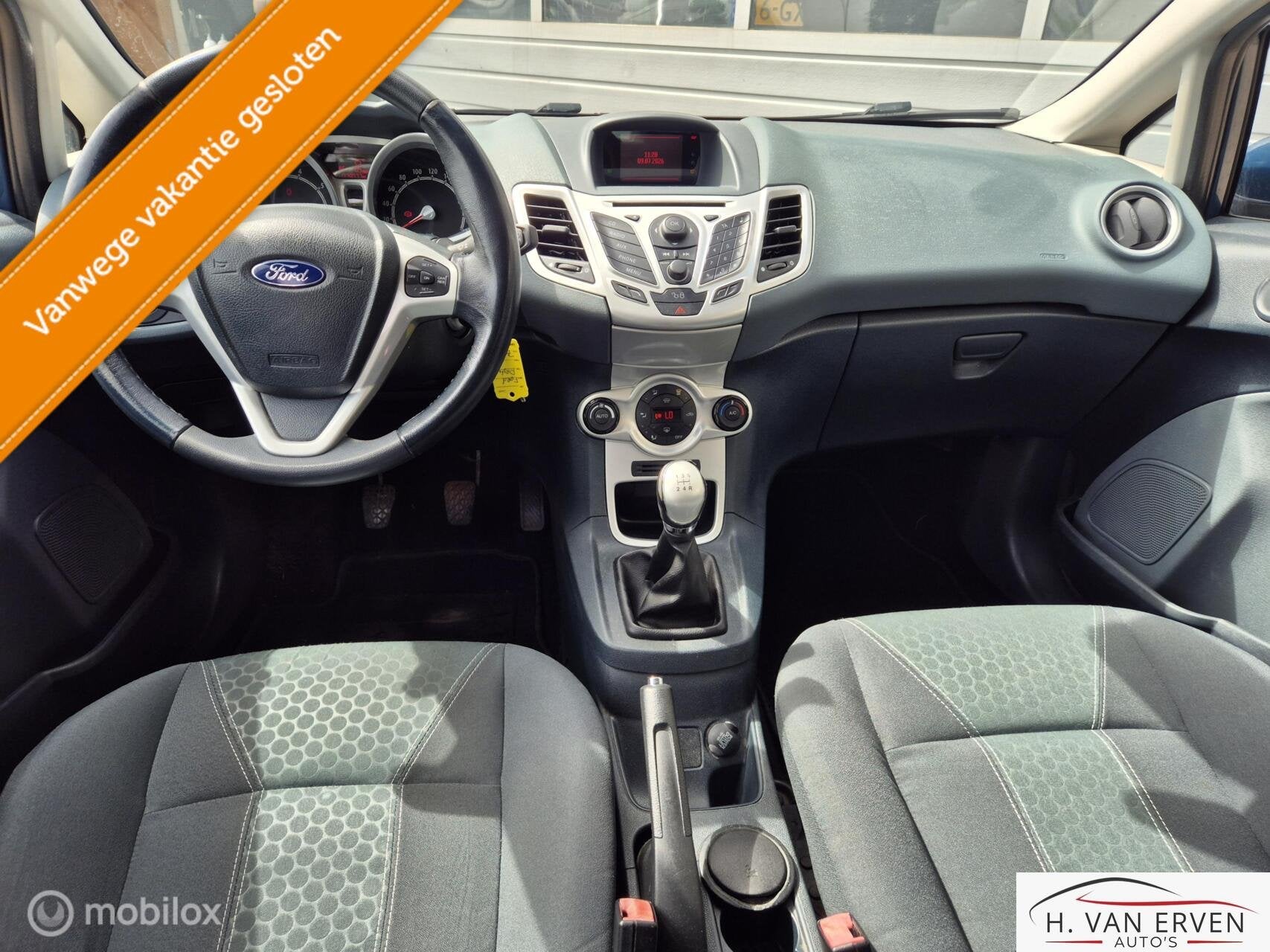 Ford Fiesta 1.25 Titanium CRUISE PDC 79000KM NAP! 2E EIG, Auto's, Voorwielaandrijving, Euro 5, 1242 cc, 82 pk