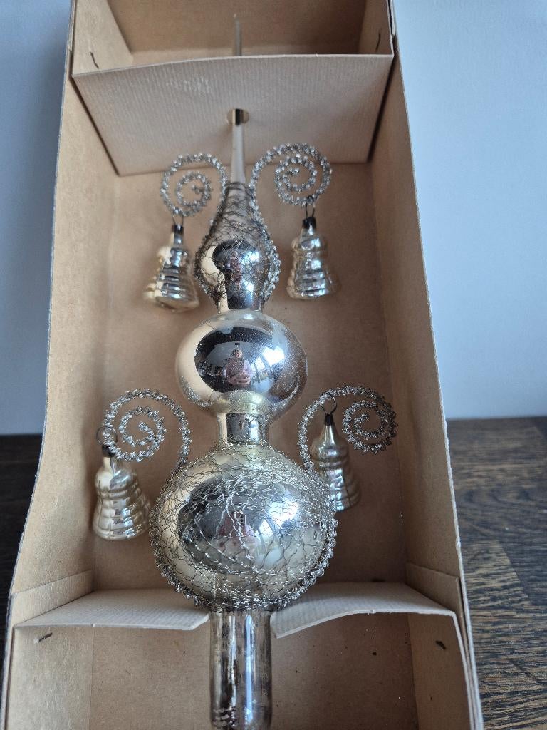 Vintage piek met 4 belletjes, *, Gebruikt, *, Ophalen of Verzenden