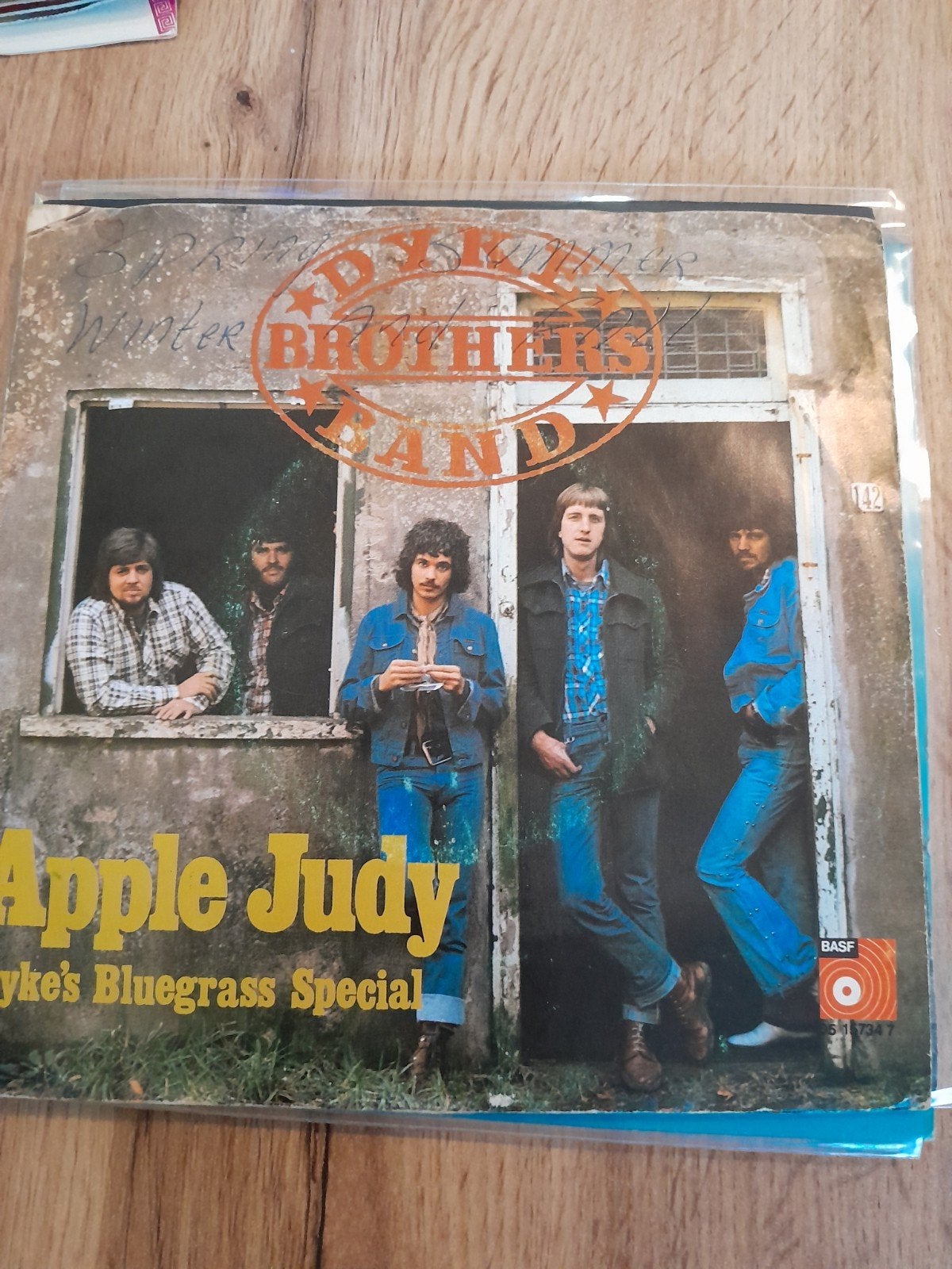 Dyke brothers band 7 inch apple judy, Ophalen of Verzenden, Zo goed als nieuw, Pop