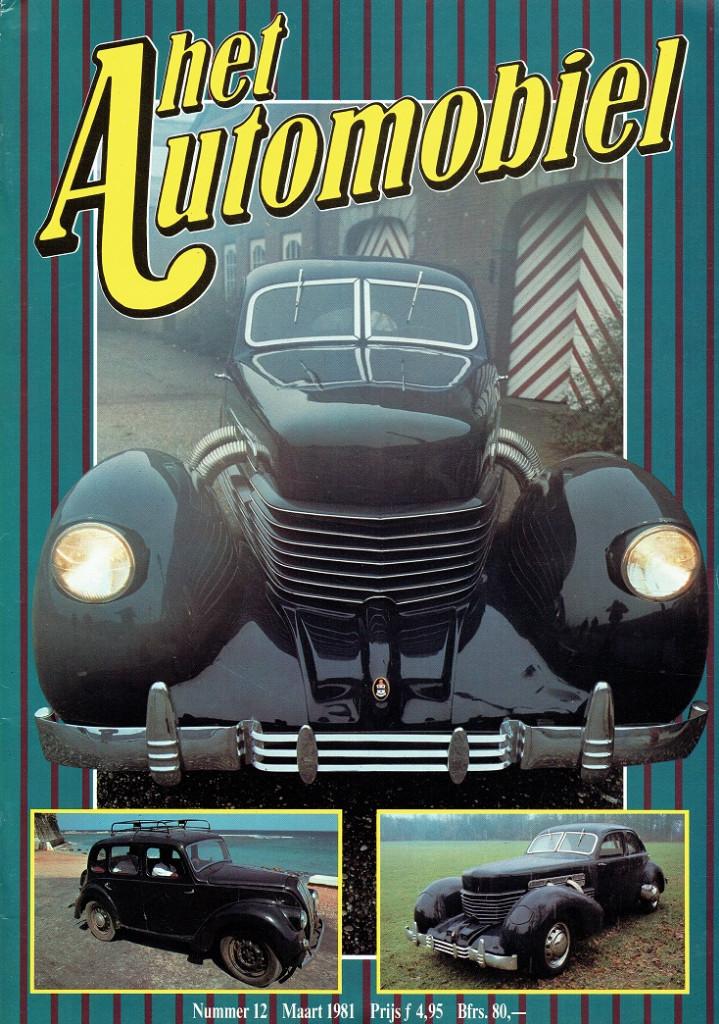 Het Automobiel 1981 nr. 12 (o.a. Cord 810 en 812), Verzenden, Gelezen, Algemeen