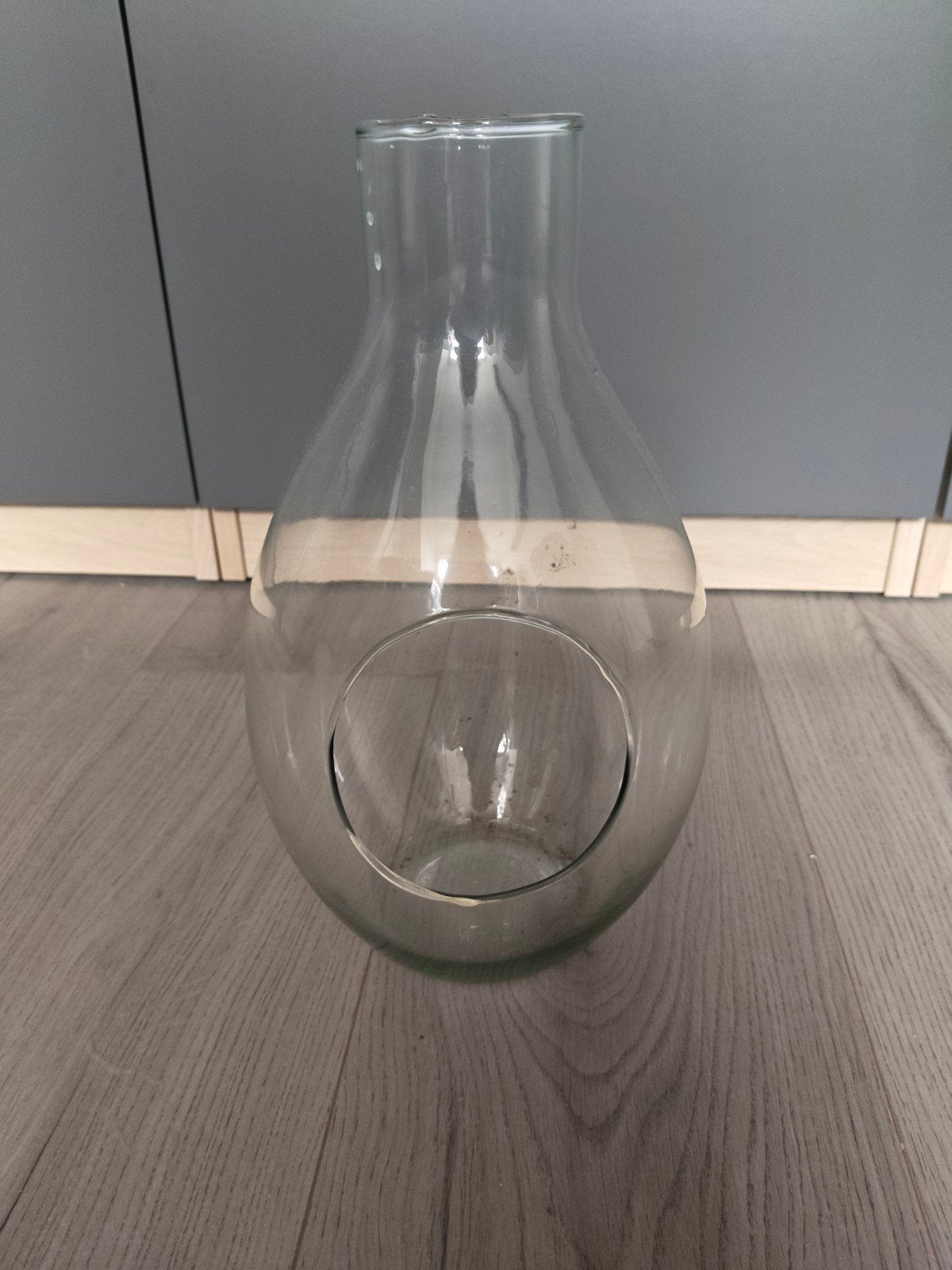 vaas, Huis en Inrichting, Ophalen, Gebruikt, Glas, 20 cm