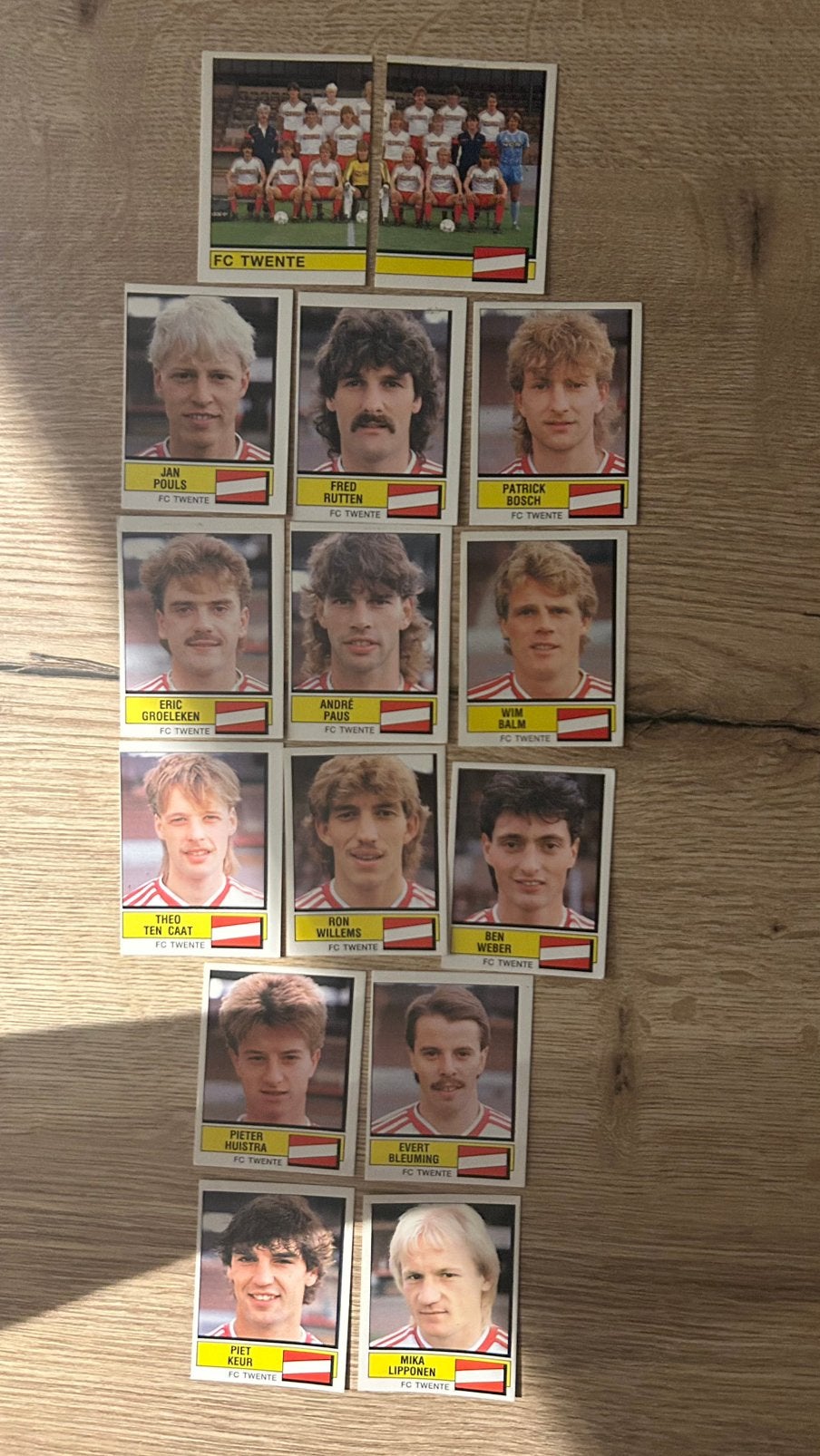 Panini Voetbal 88 plaatjes FC Twente 15x, Verzenden, Zo goed als nieuw, Meerdere plaatjes