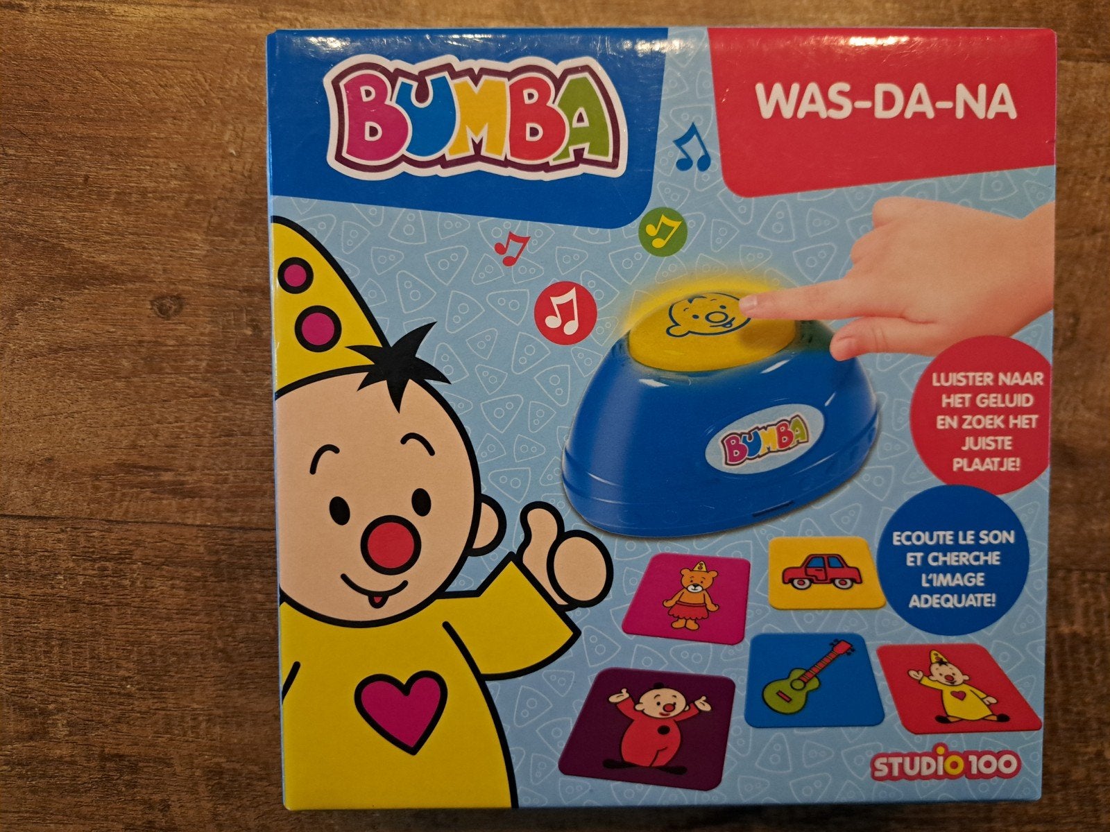 Bumba Was-Da-Na geluidenspel - Zoek het juiste plaatje!, Ophalen, Zo goed als nieuw, Overige typen, Met geluid