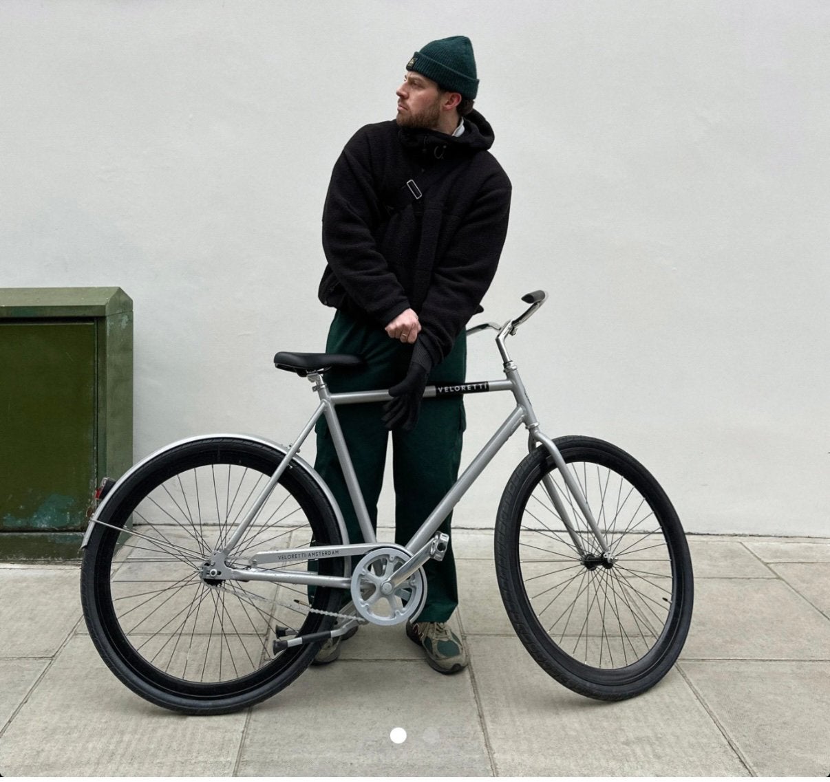 Veloretti fiets caferacer - Zo goed als nieuw, Velgrem, Versnellingen, Zo goed als nieuw, 53 tot 57 cm