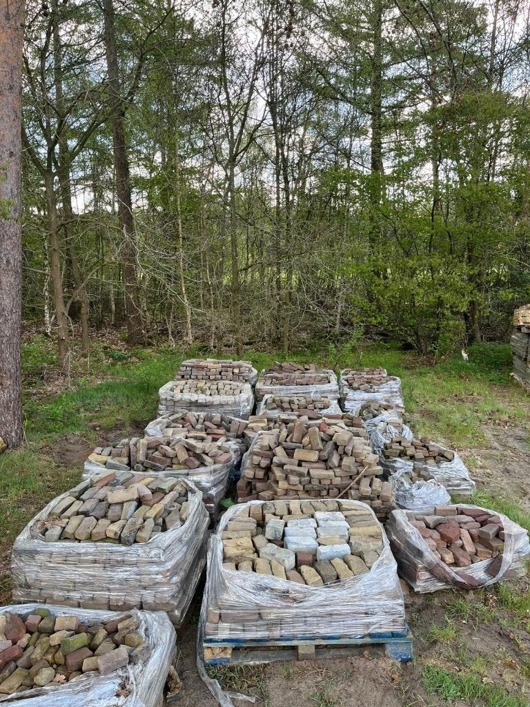 Hardgebakken klinkers te koop., Tuin en Terras, Tegels en Klinkers, Ophalen, Overige materialen, Gebruikt, Klinkers