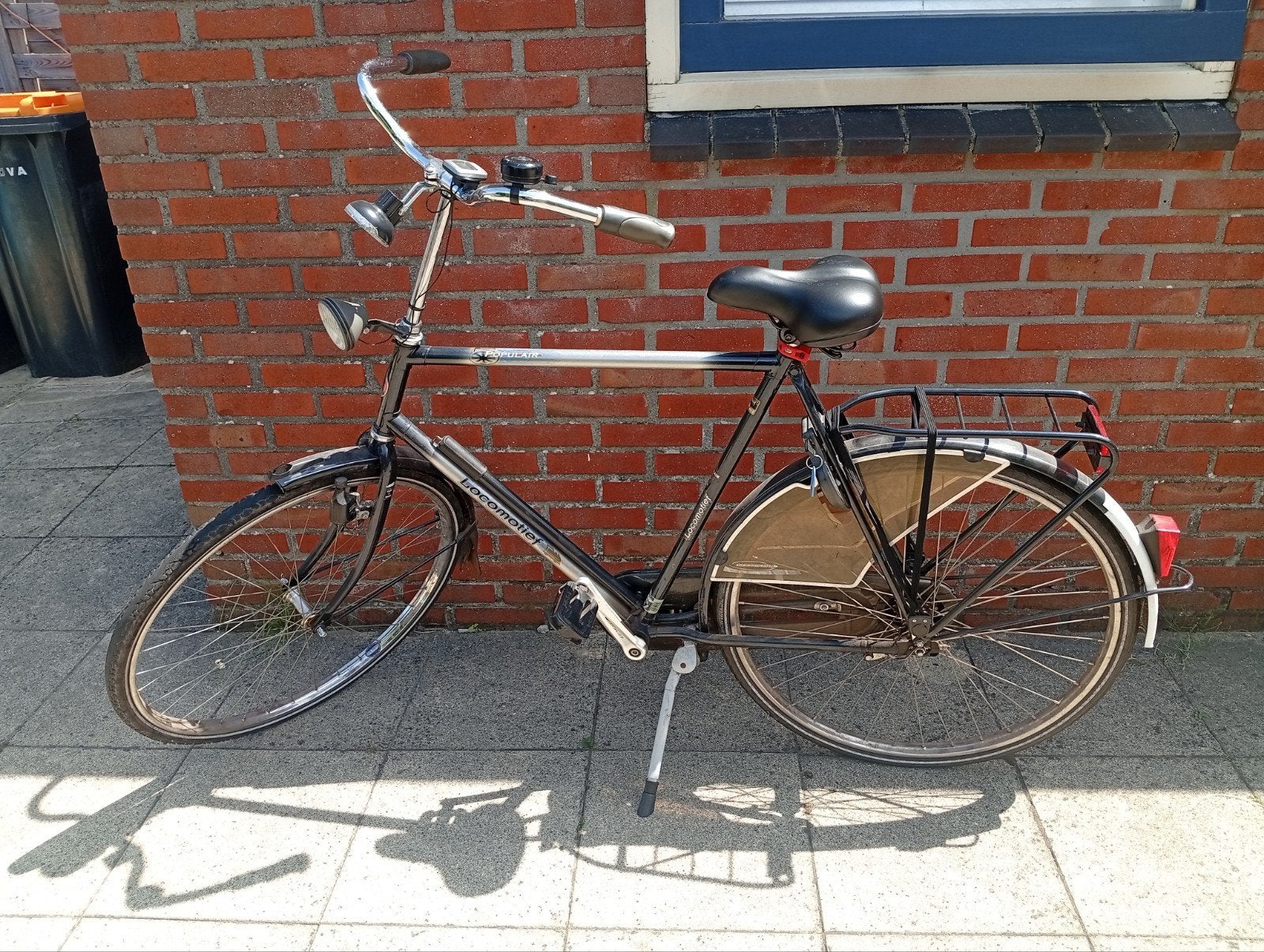 ** Locomotief Populaire herenfiets **, Ophalen, Gebruikt, Terugtraprem, Gazelle