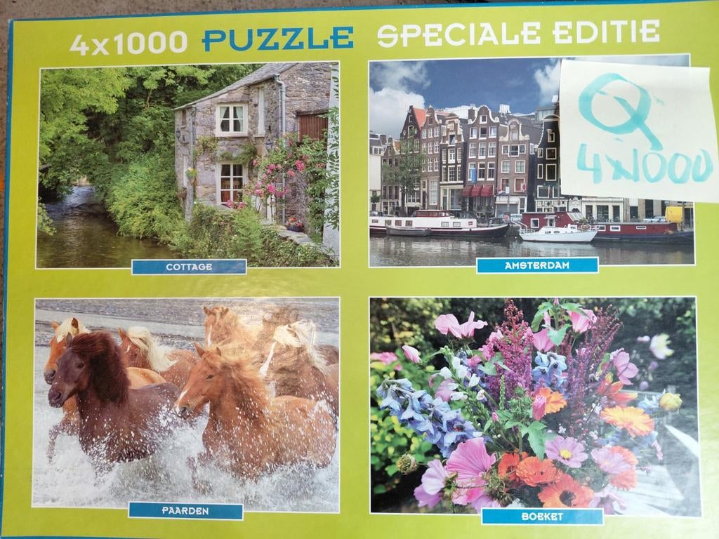 Legpuzzels 950/1000 stukjes - Diverse merken, Ophalen of Verzenden, 500 t/m 1500 stukjes, Zo goed als nieuw