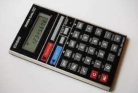 calculator Casio Data-cal50 rekenmachine vintage, Diversen, Ophalen of Verzenden, Zo goed als nieuw