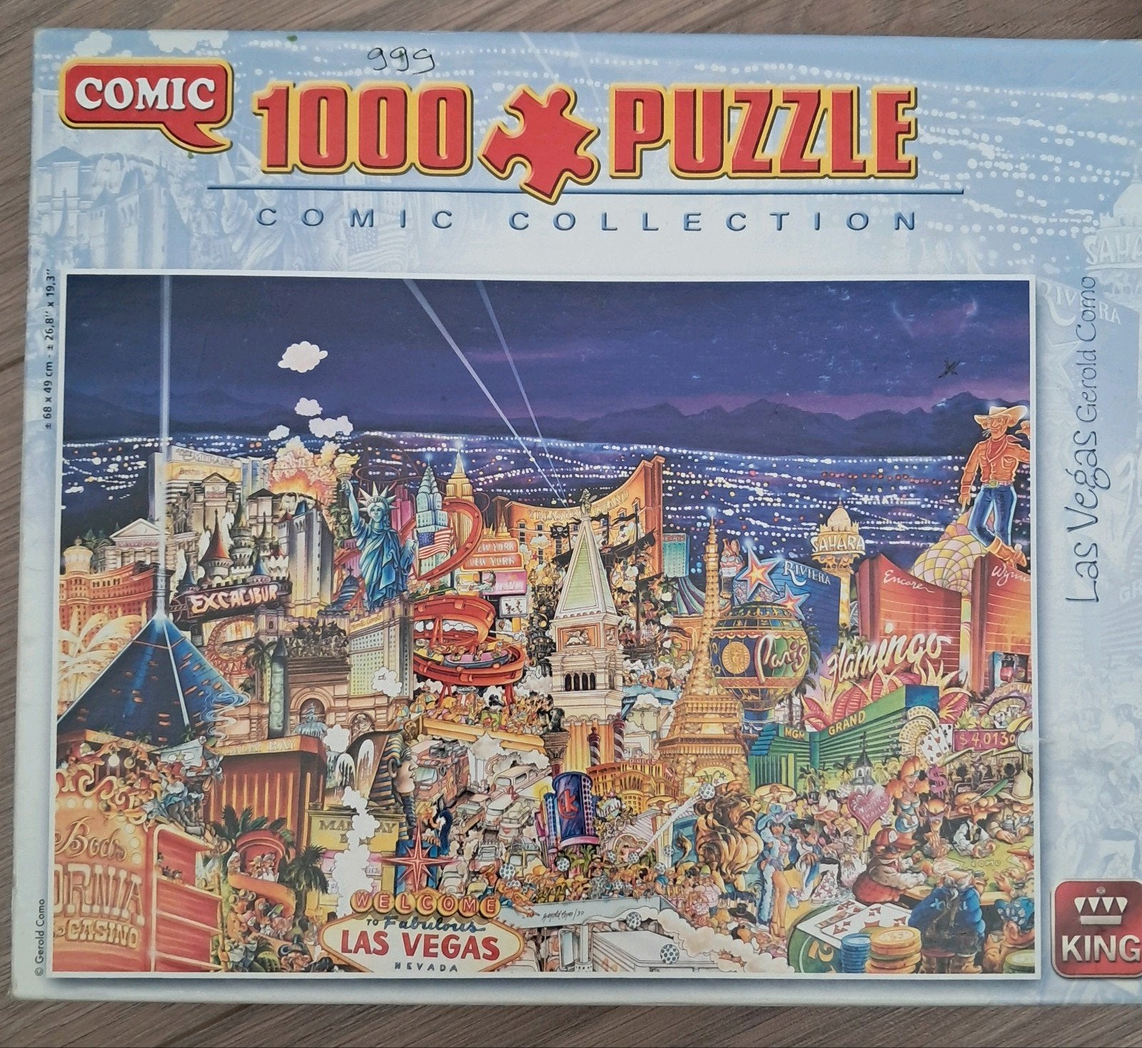 Puzzel 1000 stukjes, Ophalen, 500 t/m 1500 stukjes, Gebruikt, Legpuzzel